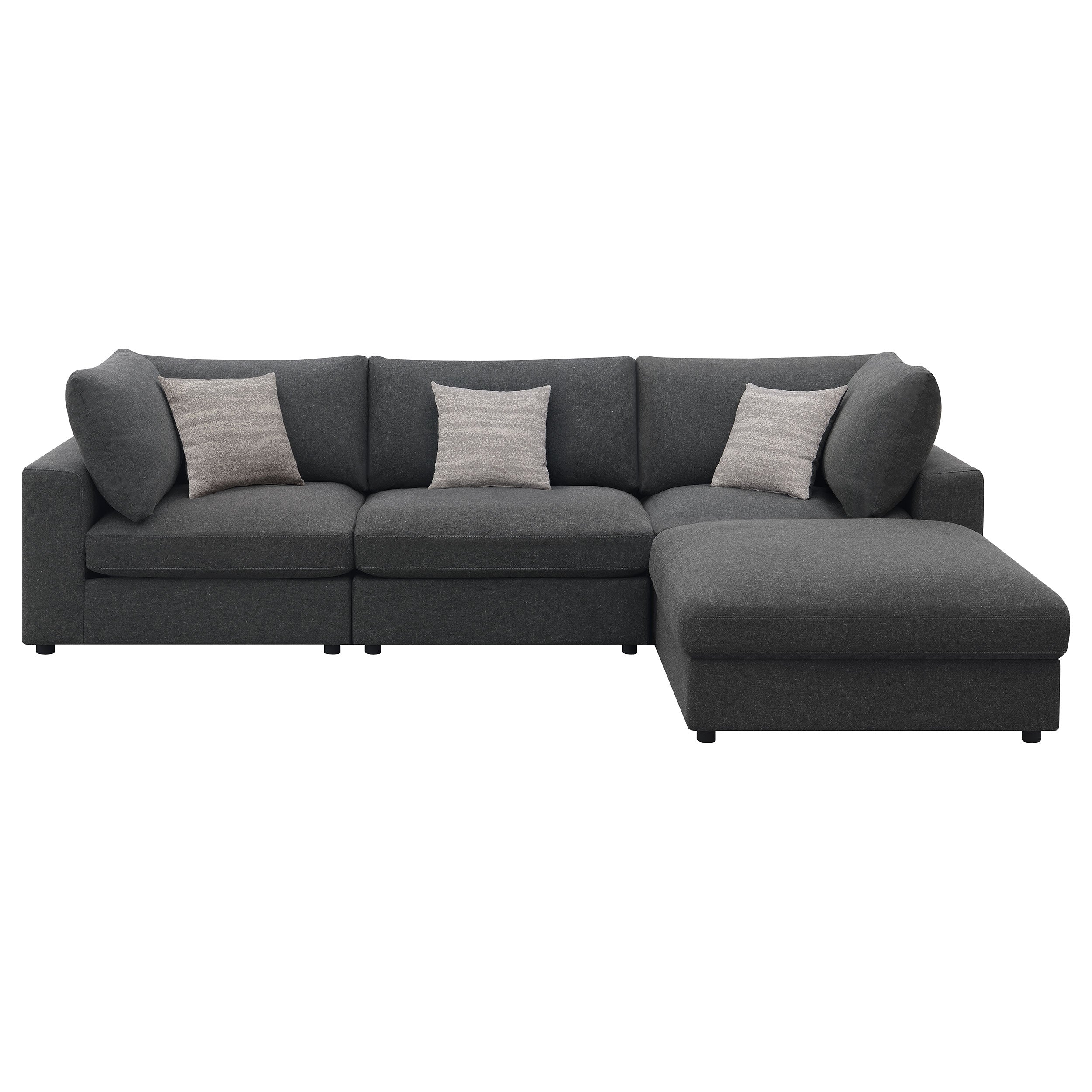 Serene  Upholstered Modular Sectional Sofa Beige