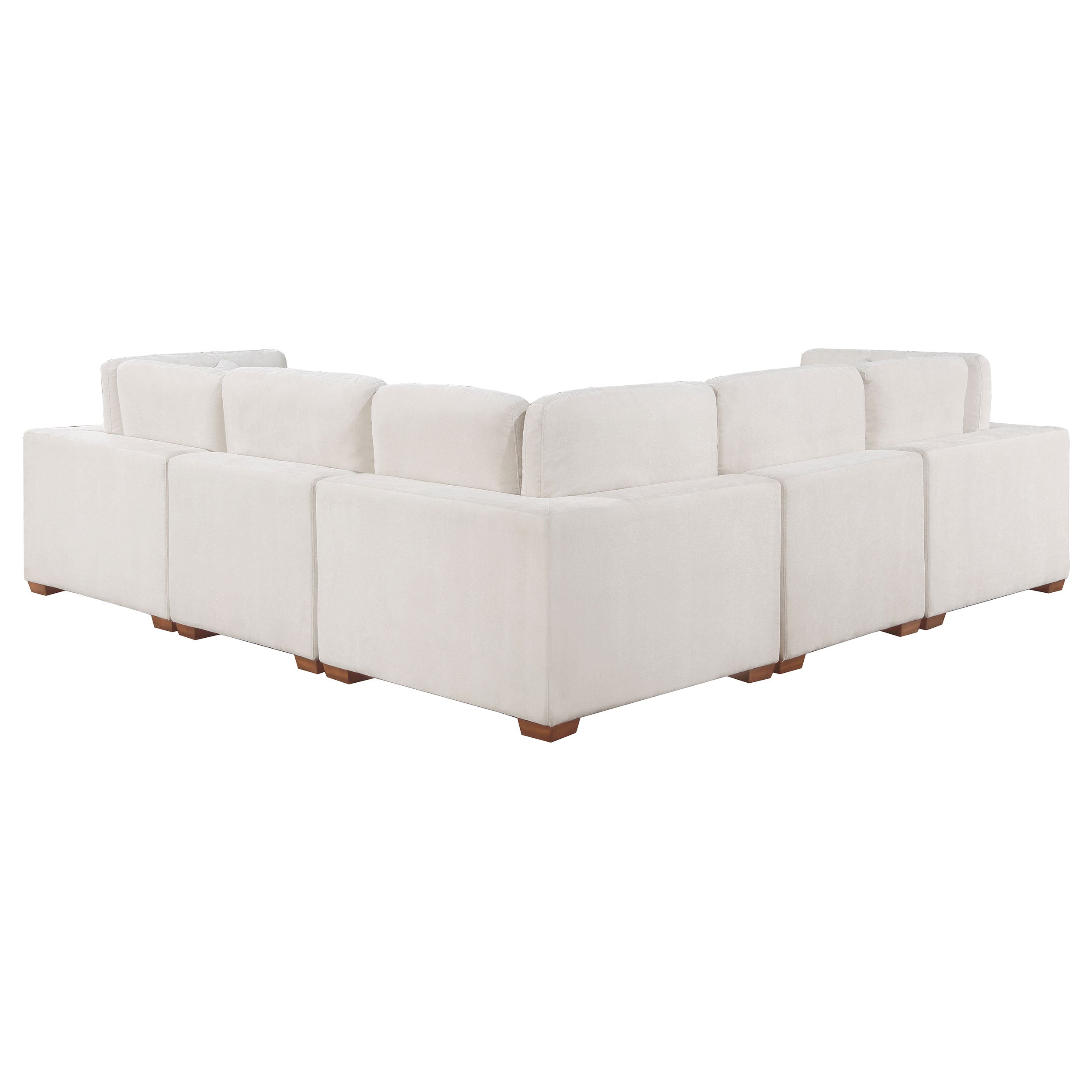 Lakeview  Upholstered Modular Sectional Chocolate