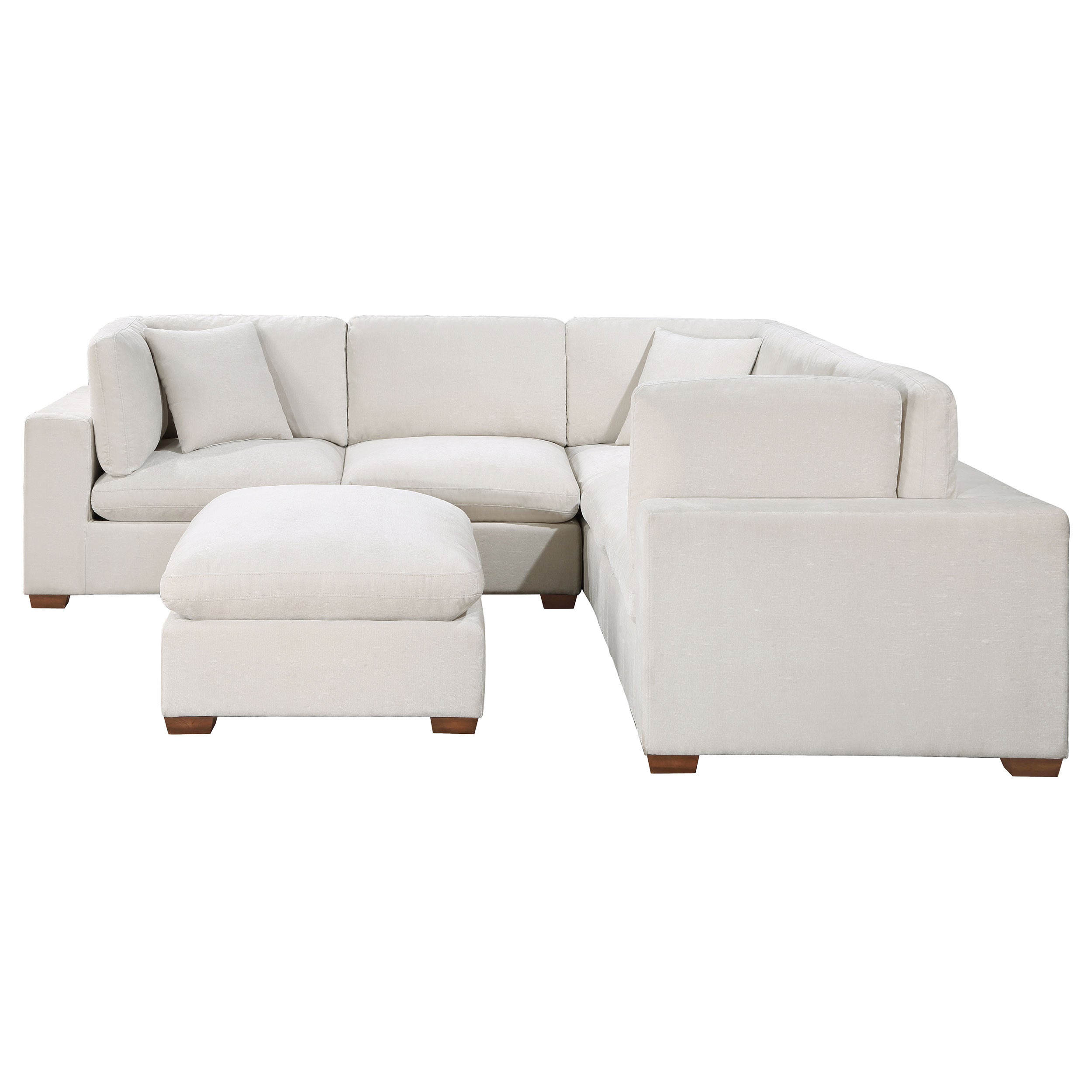 Lakeview  Upholstered Modular Sectional Chocolate