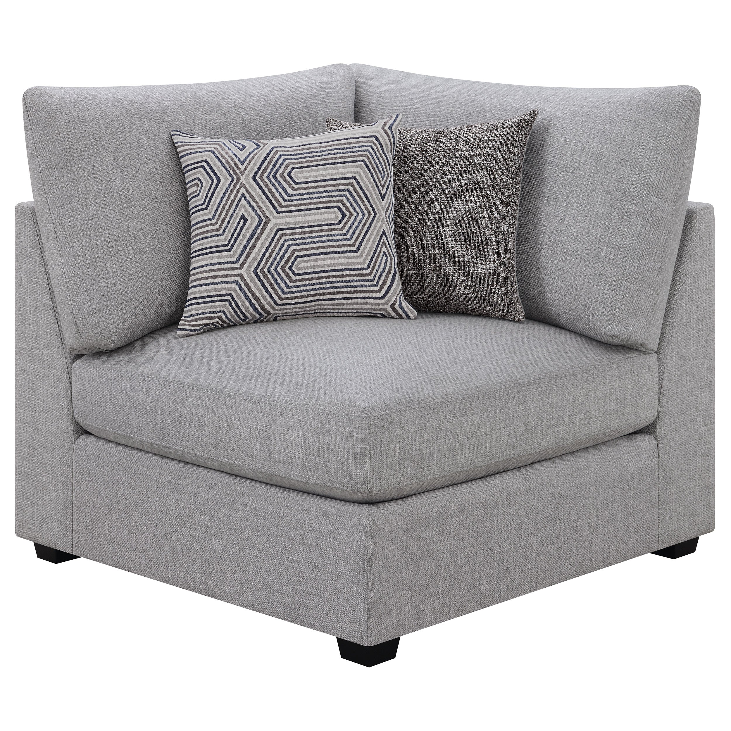 Cambria  Upholstered Modular Sectional Sofa Grey