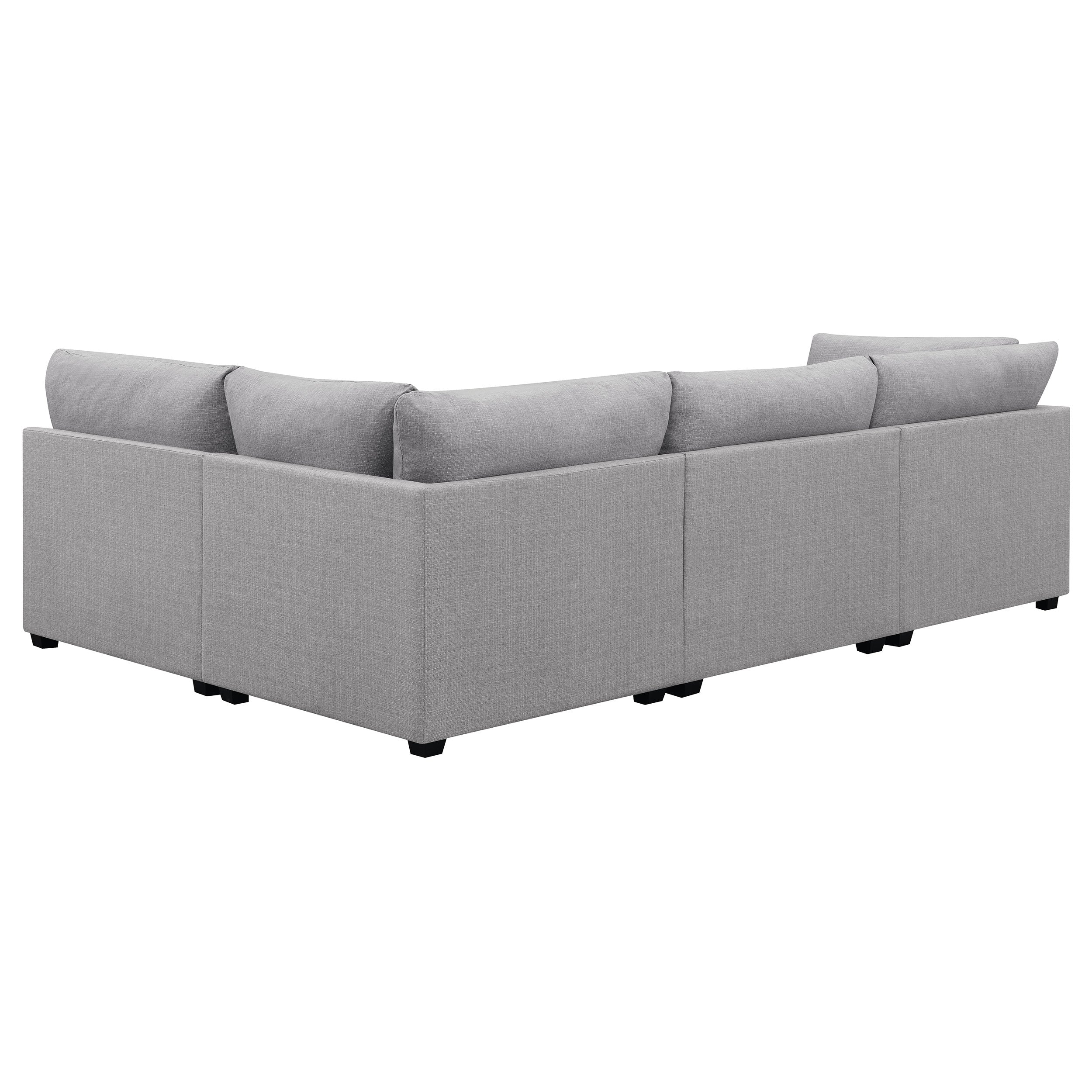 Cambria  Upholstered Modular Sectional Sofa Grey