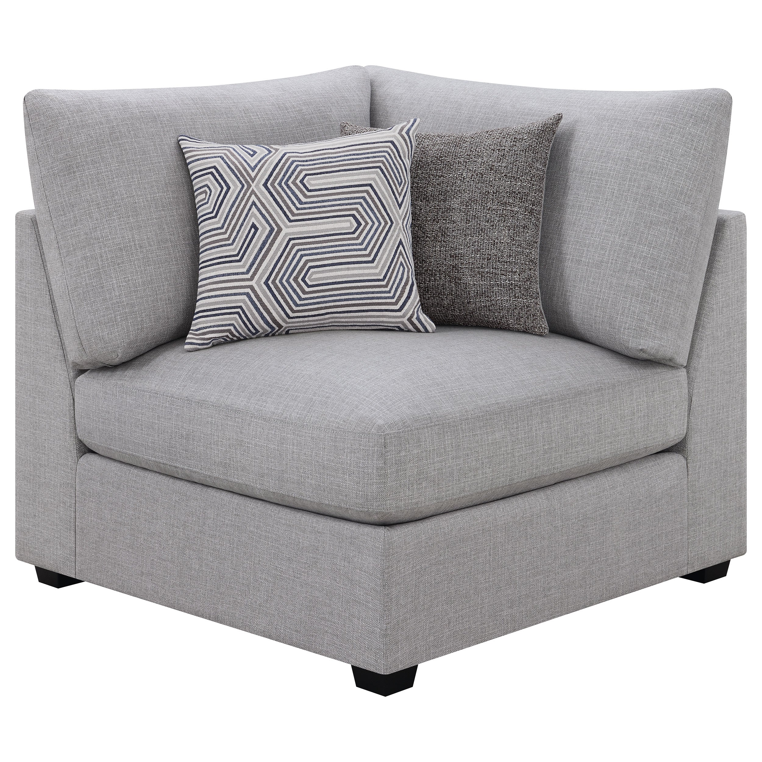Cambria  Upholstered Modular Sectional Sofa Grey