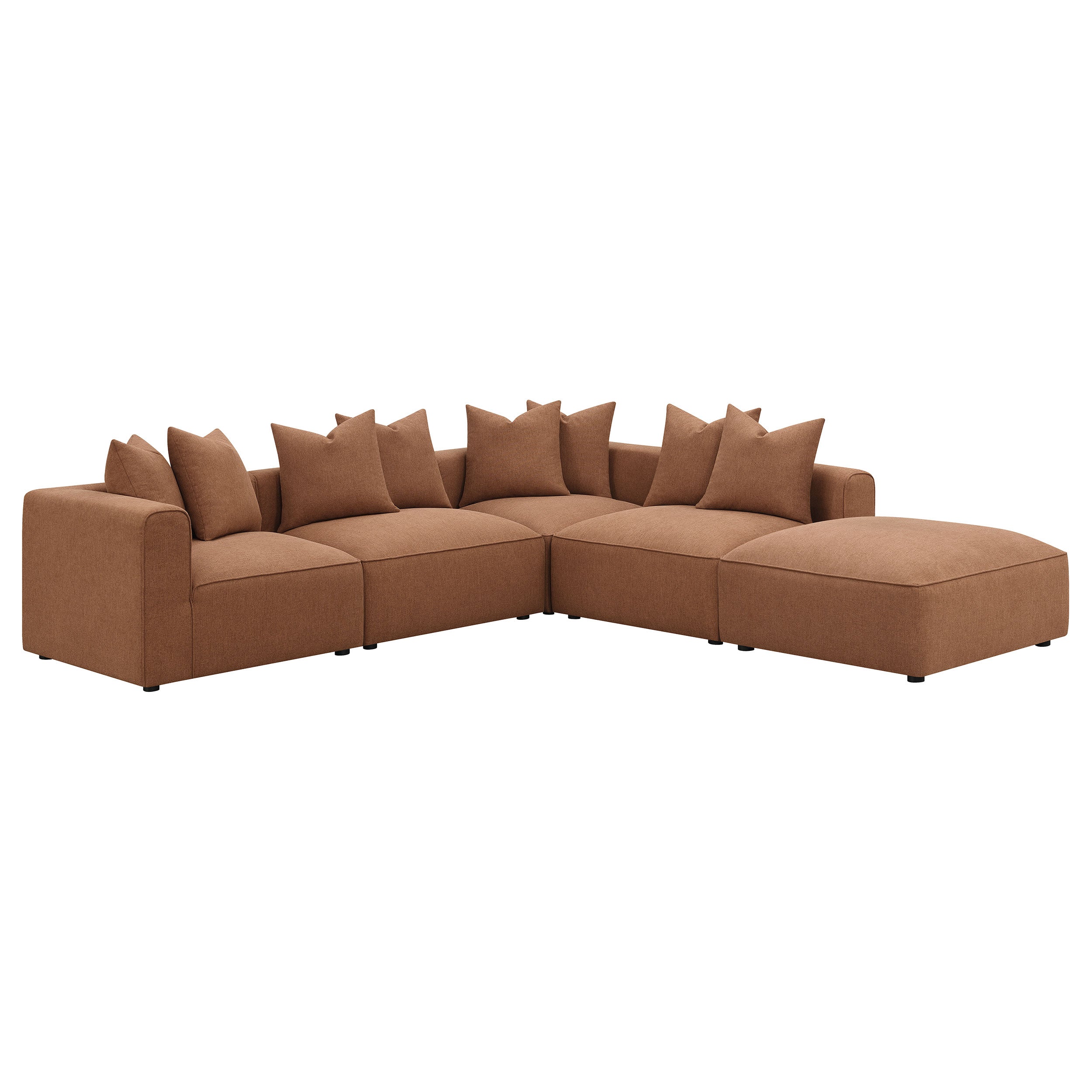 Jennifer  Upholstered Modular Sectional Grey