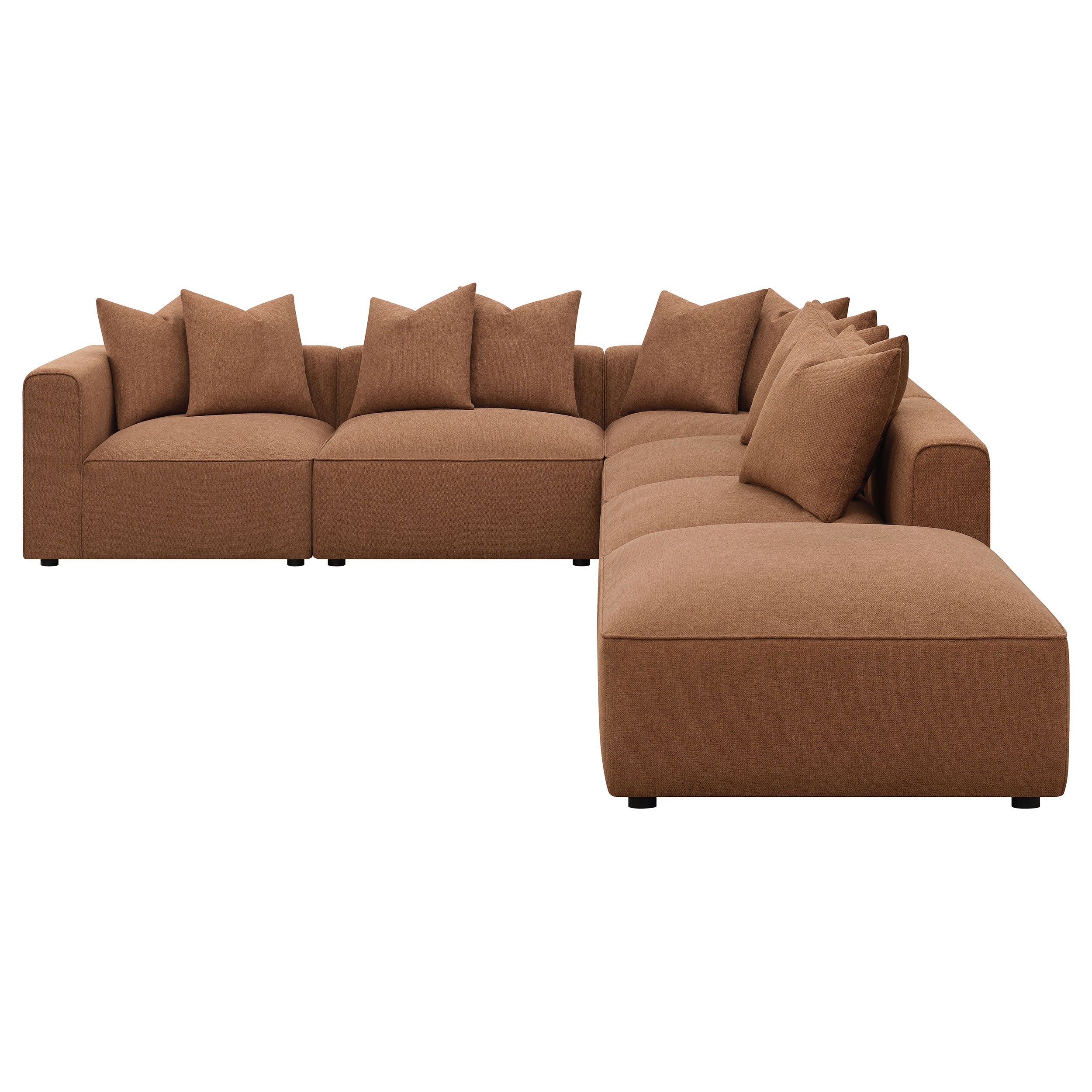 Jennifer  Upholstered Modular Sectional Grey