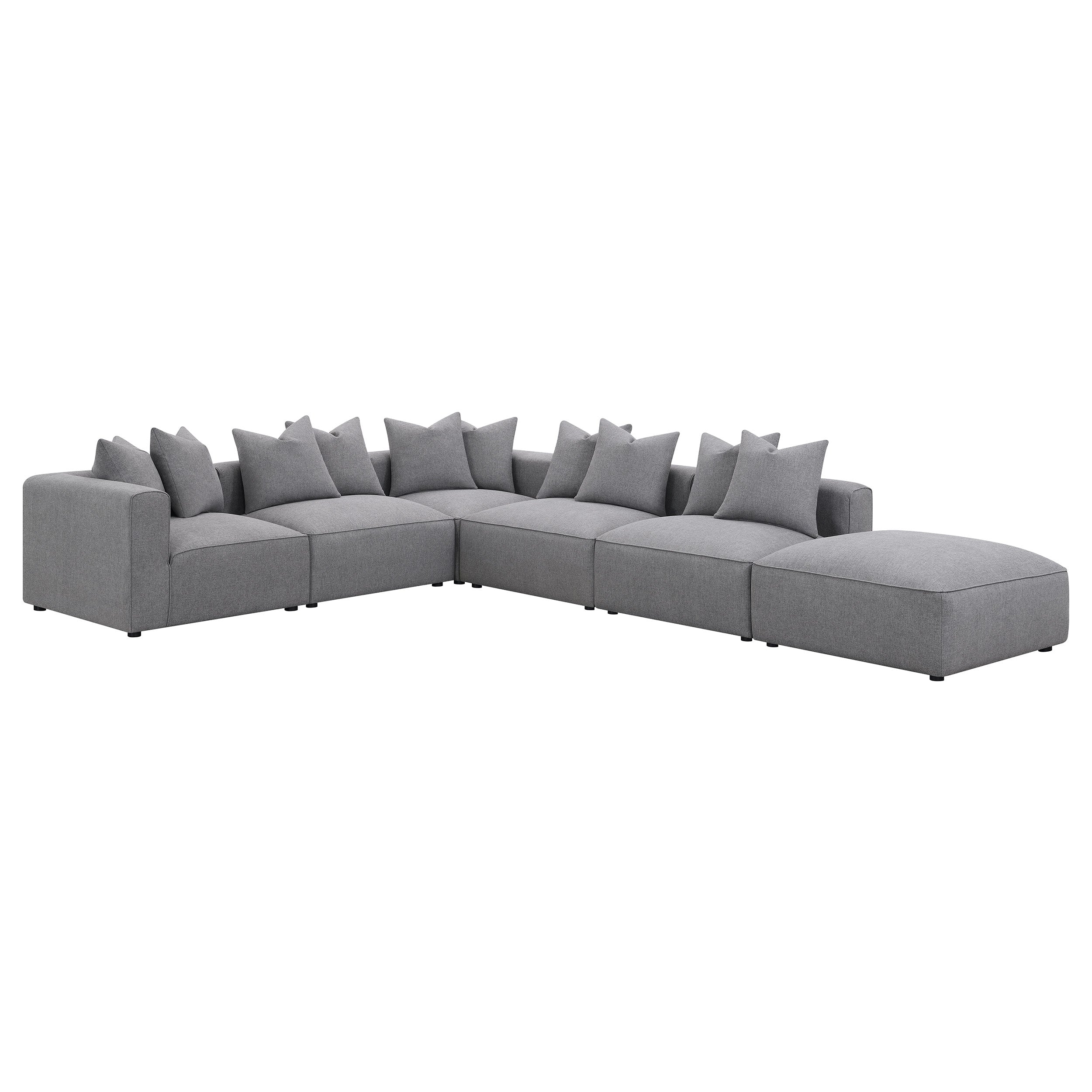 Jennifer  Upholstered Modular Sectional Grey