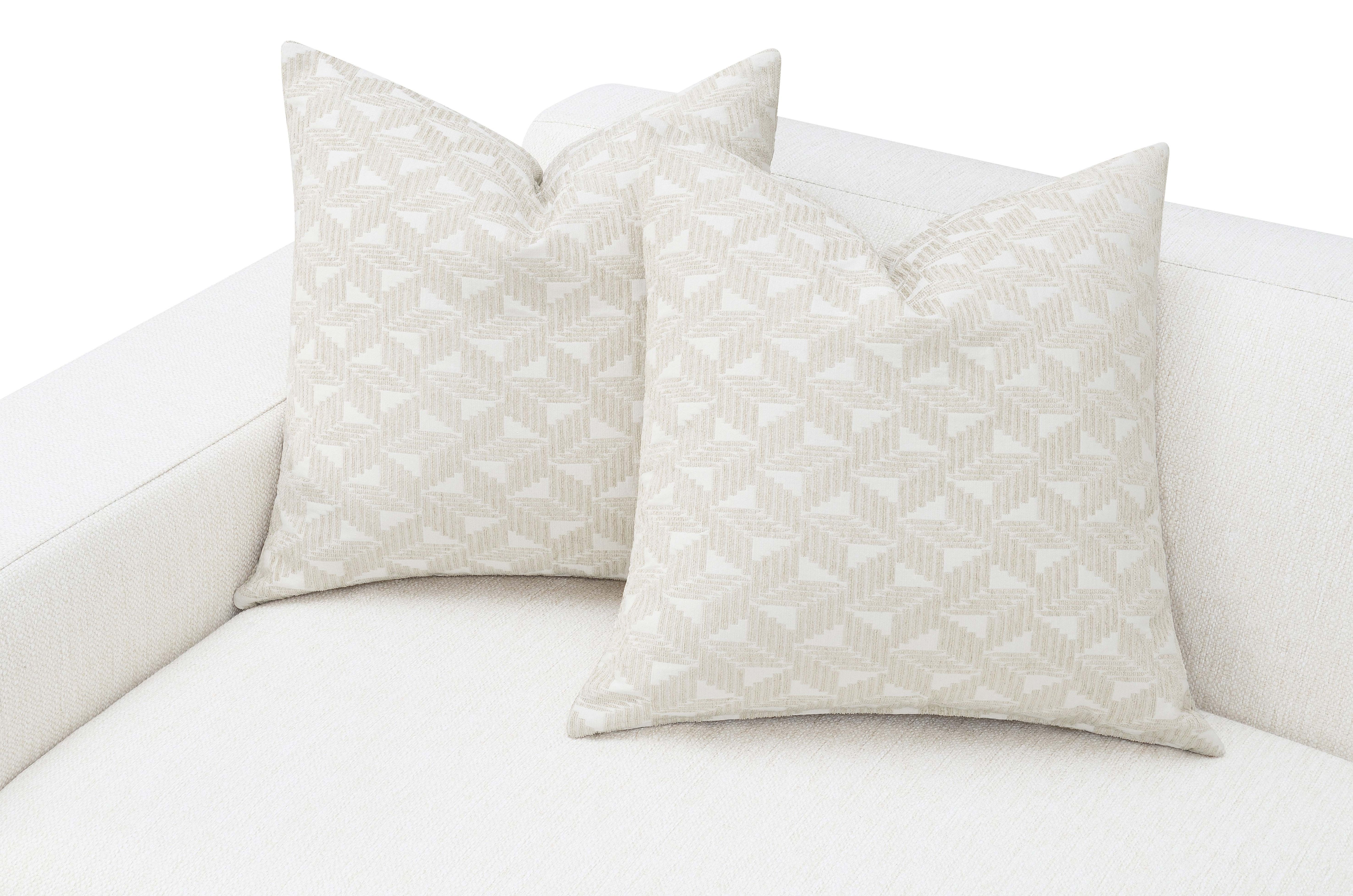 Freddie Upholstered Corner Chair Pearl