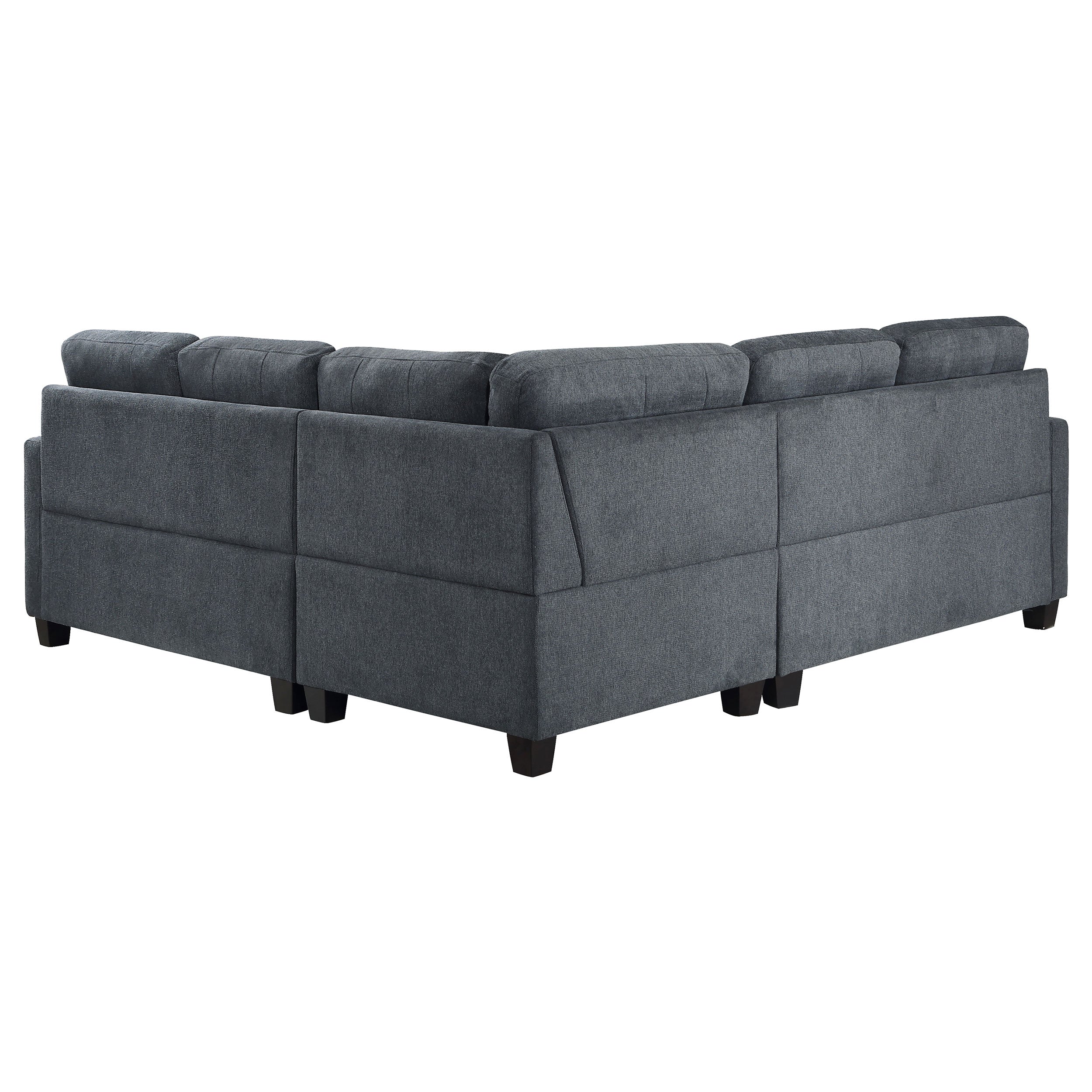 Georgina  Upholstered Sectional Sofa Steel Beige