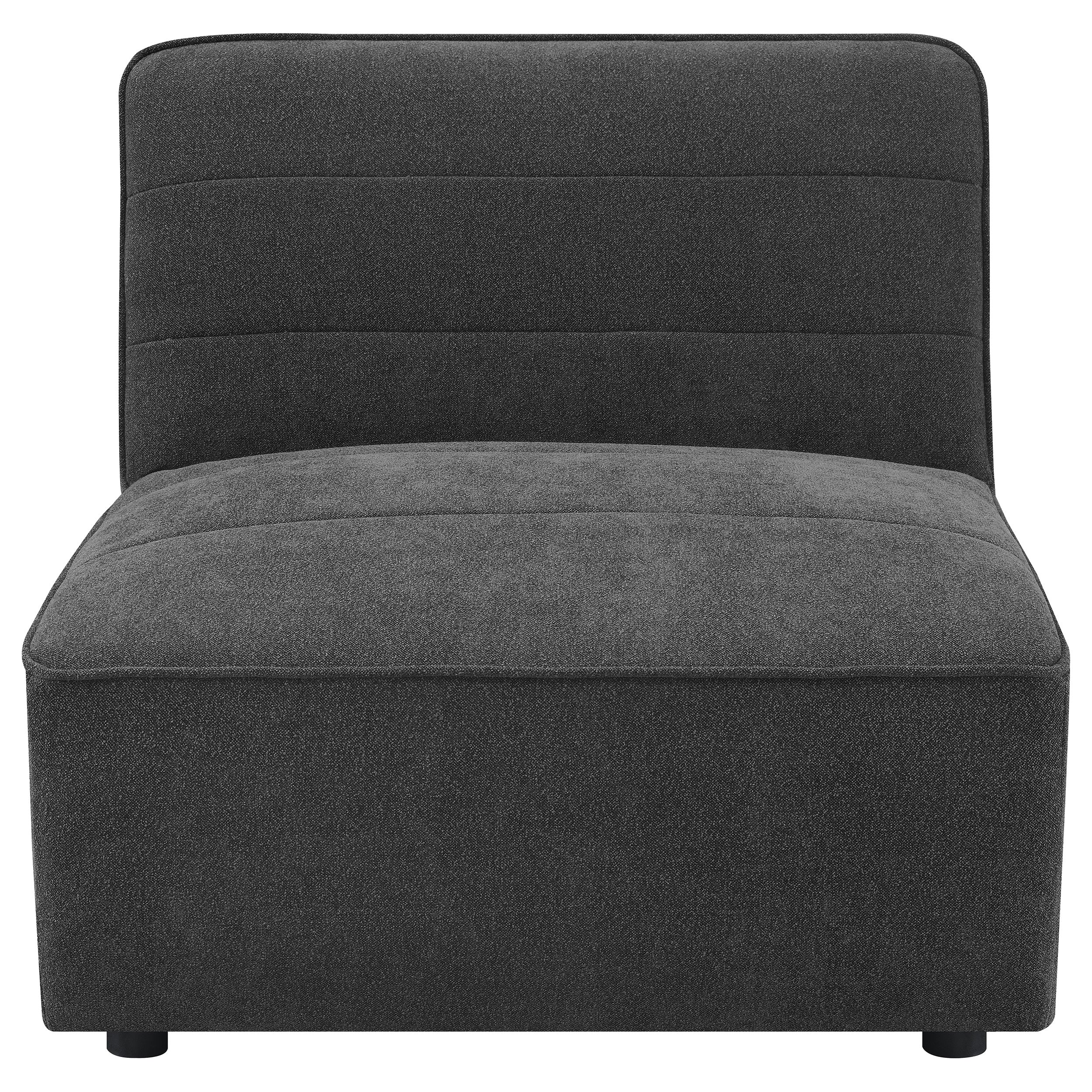 Sunny  Upholstered Modular Sectional Sofa Charcoal