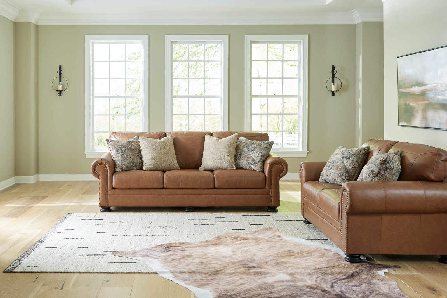 Carianna Sofa, Loveseat, Chair and Ottoman