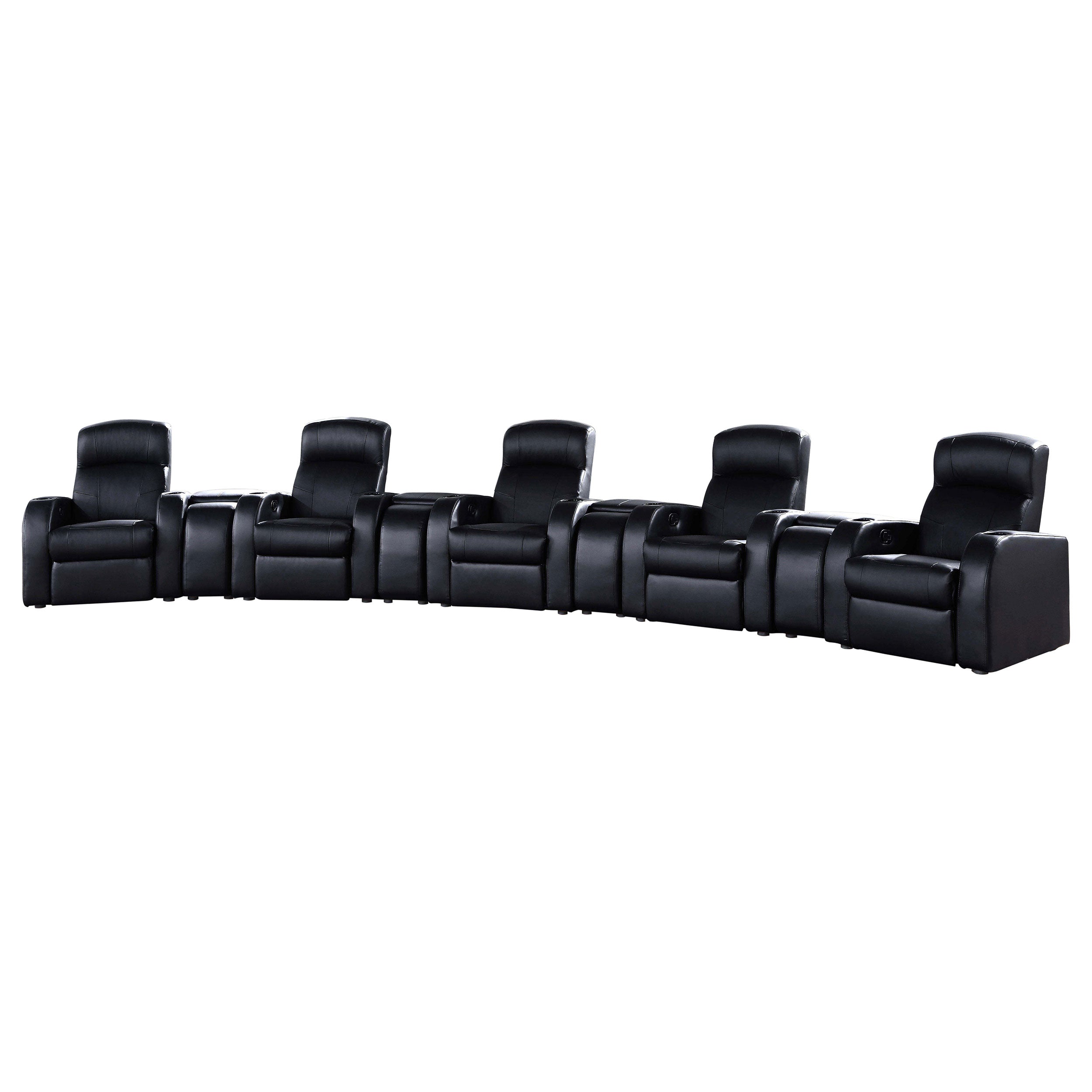 Cyrus Upholstered Home Theater Seating