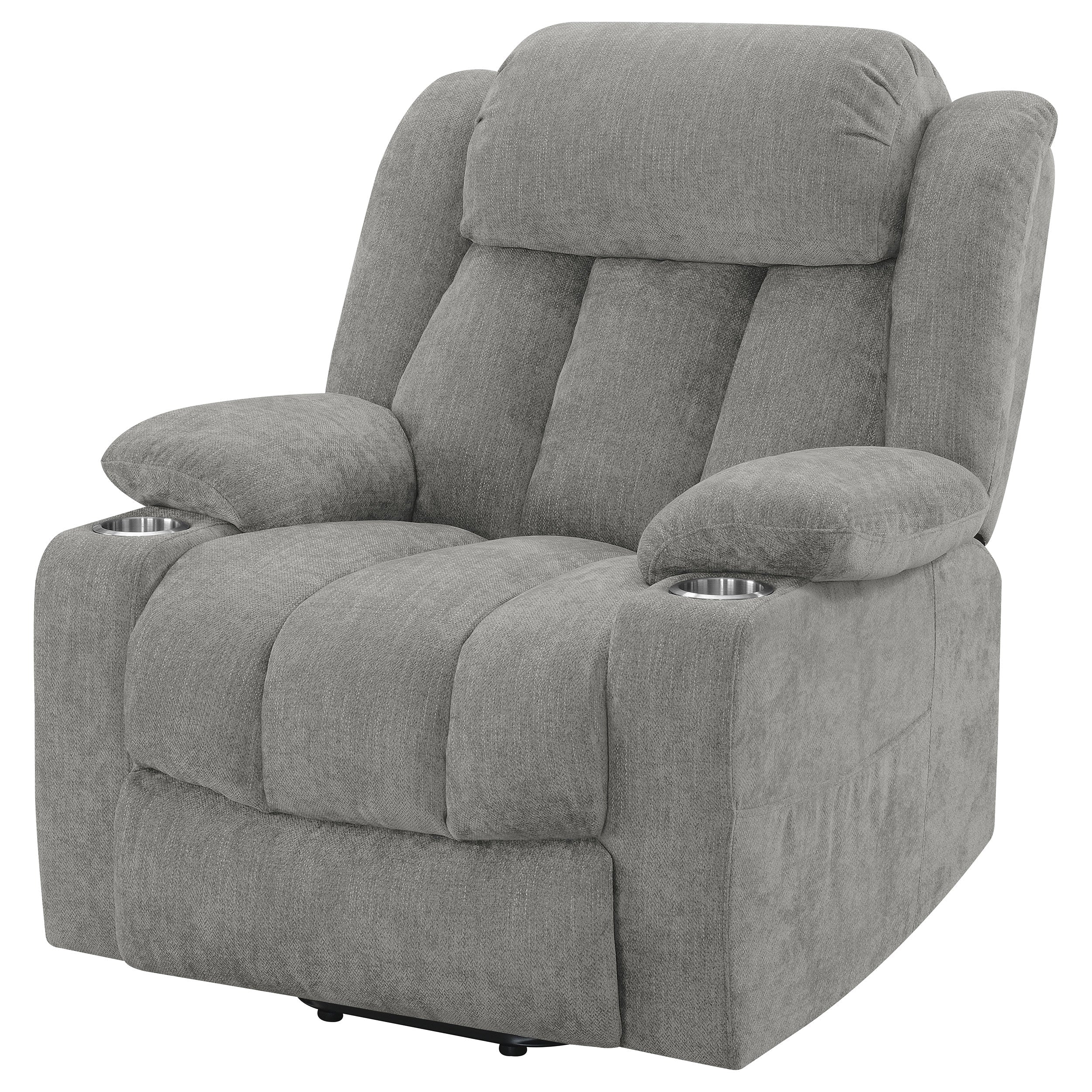 Houston Upholstered Power Lift Recliner Chair Camel