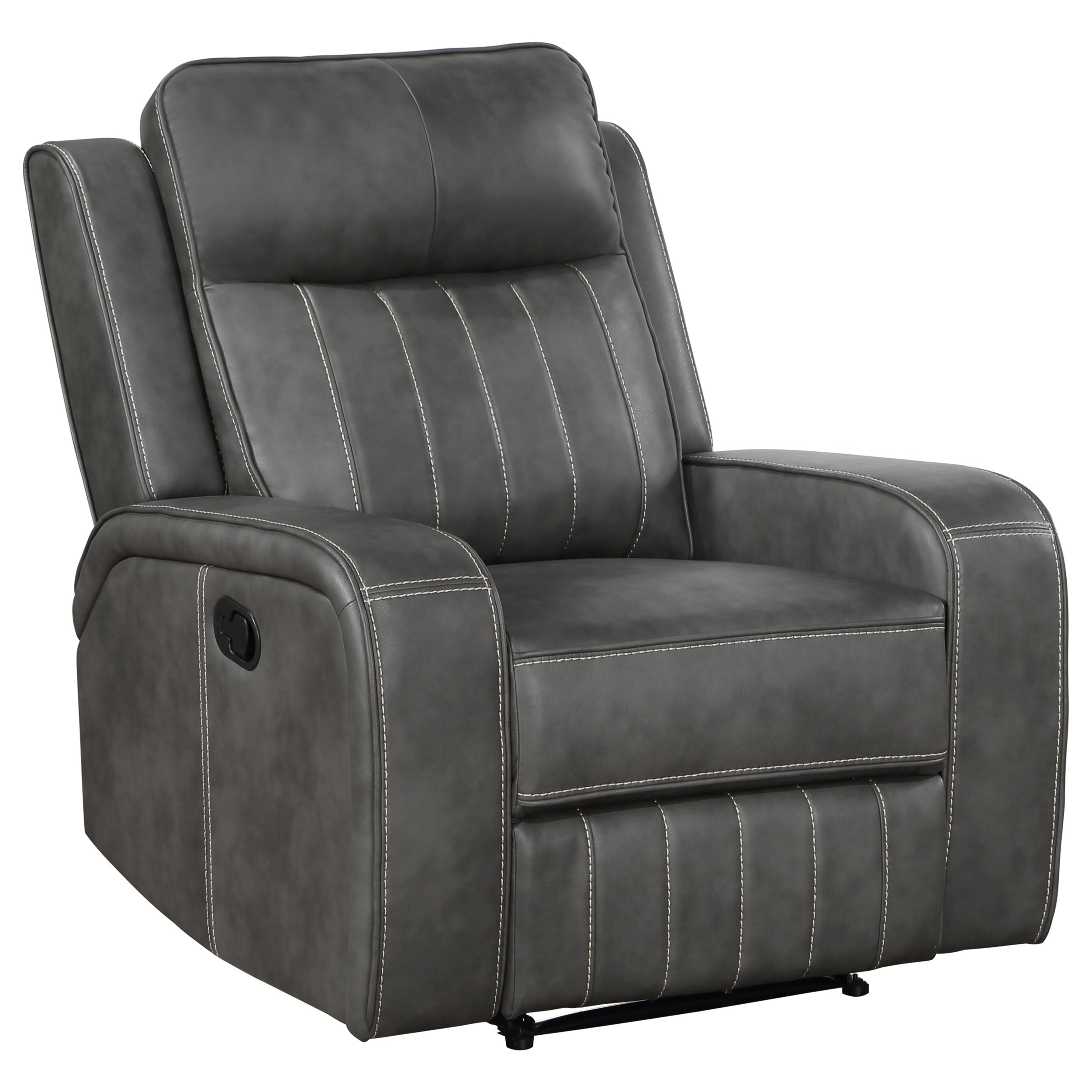 Raelynn Upholstered Power Lift Recliner Chair Grey