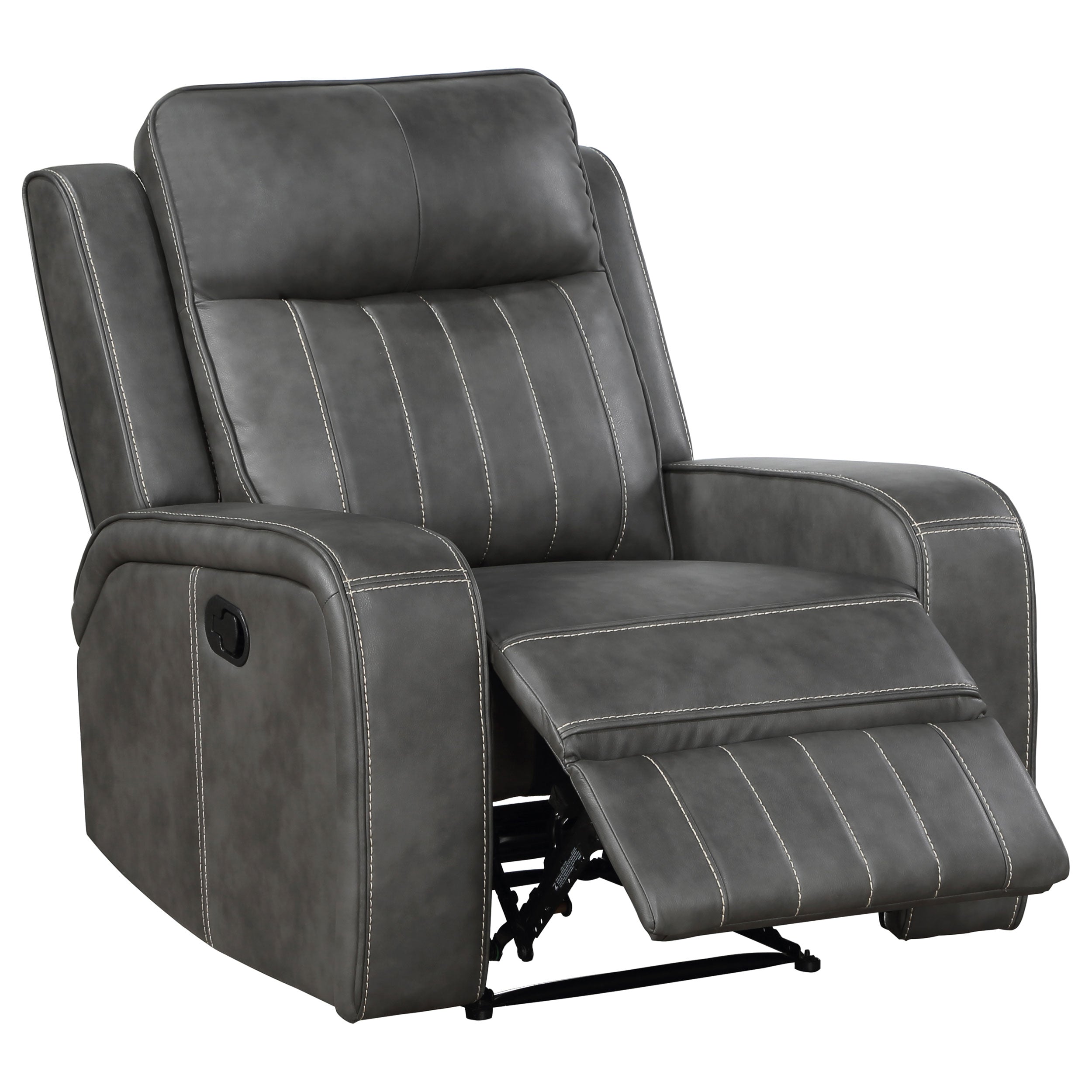 Raelynn Upholstered Power Lift Recliner Chair Grey