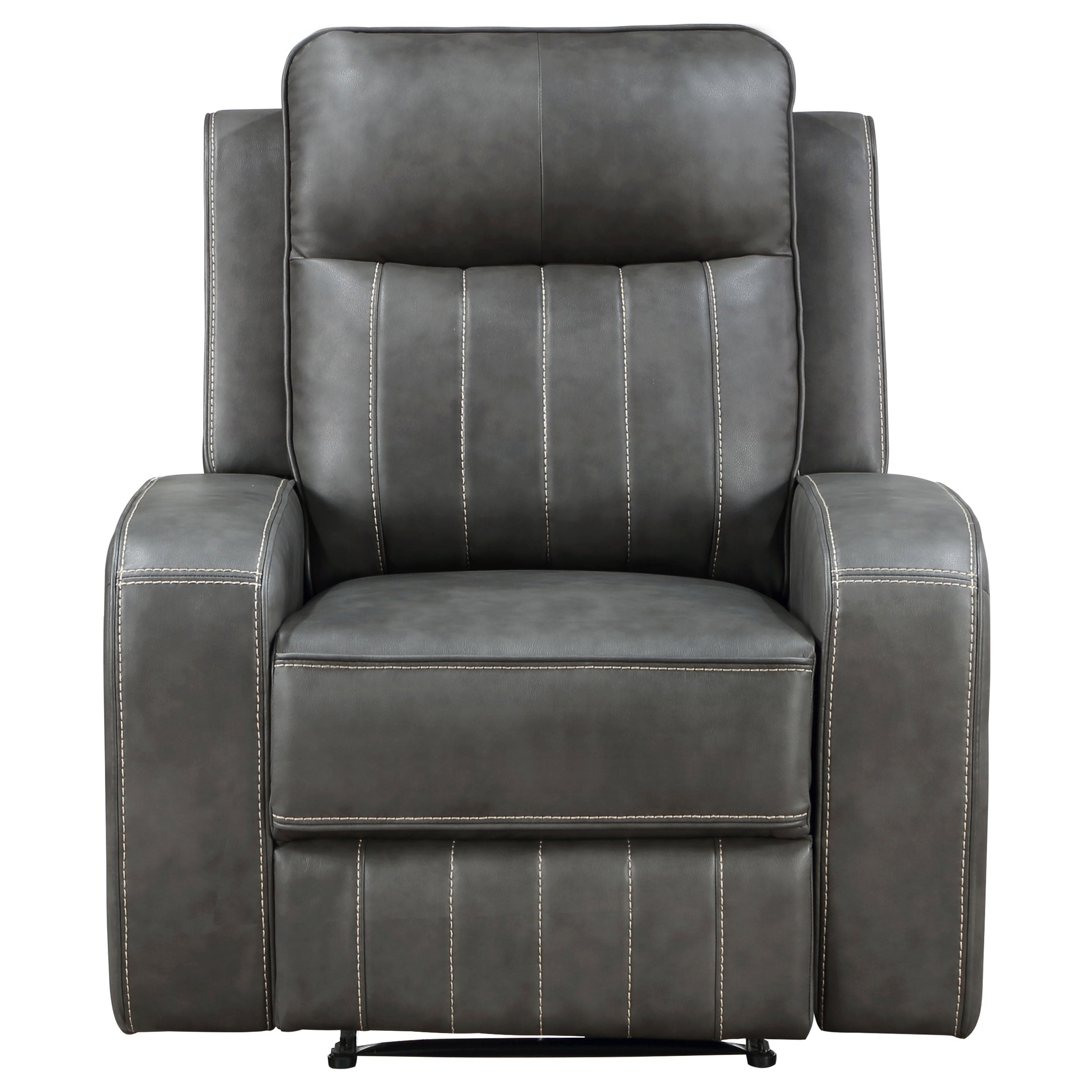 Raelynn Upholstered Power Lift Recliner Chair Grey