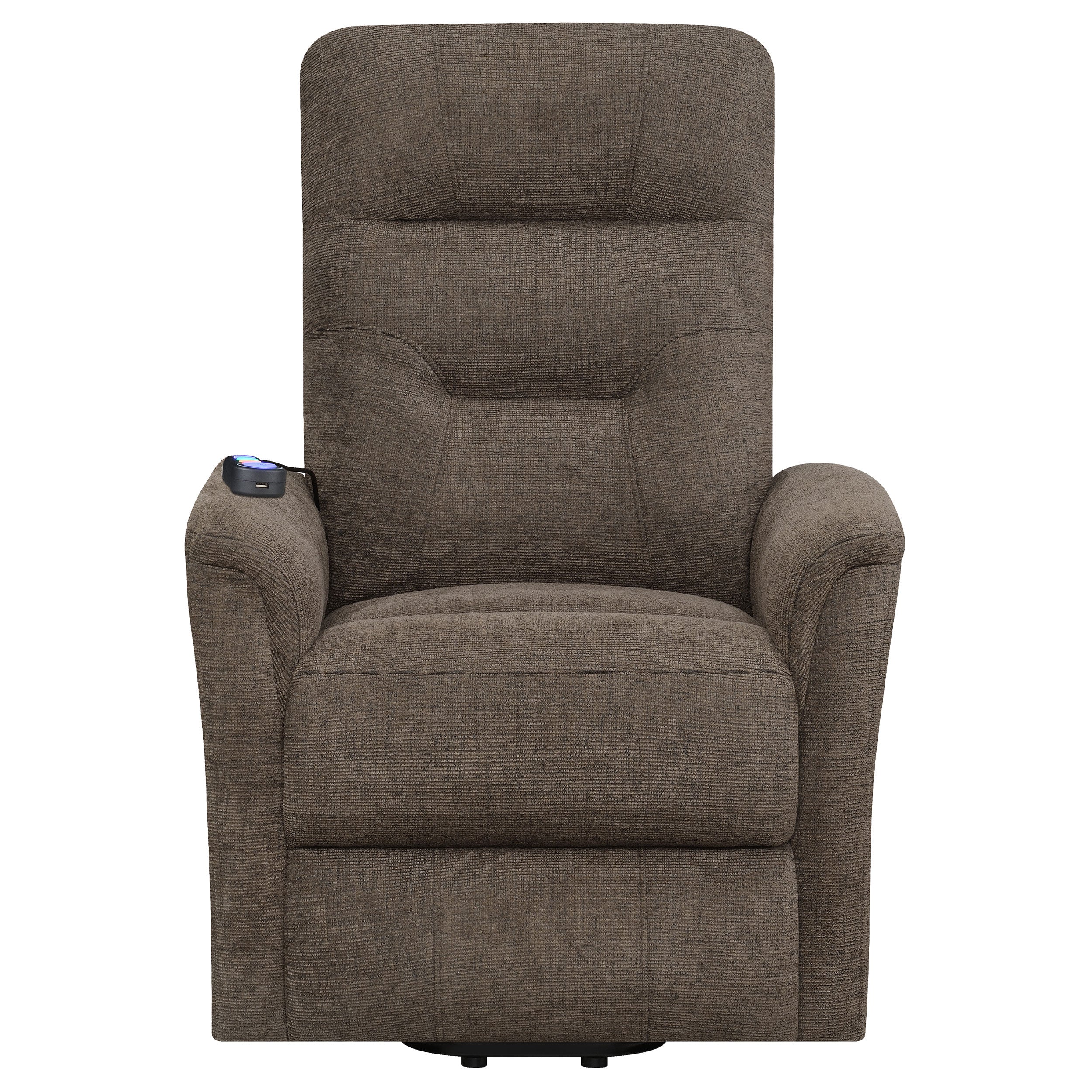 Henrietta Upholstered Power Lift Massage Chair Beige