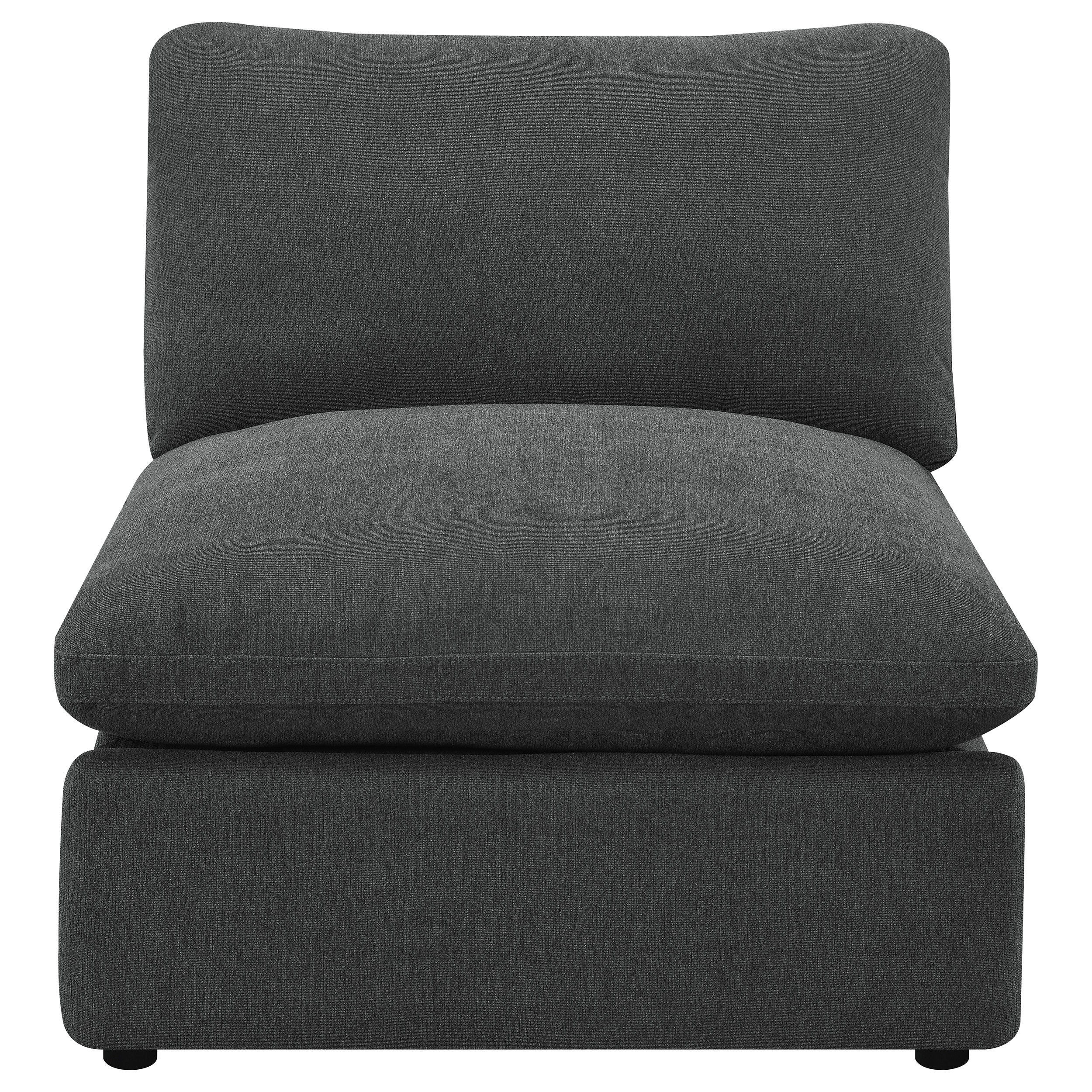 Collins Modular Power Armless Recliner Dark Grey