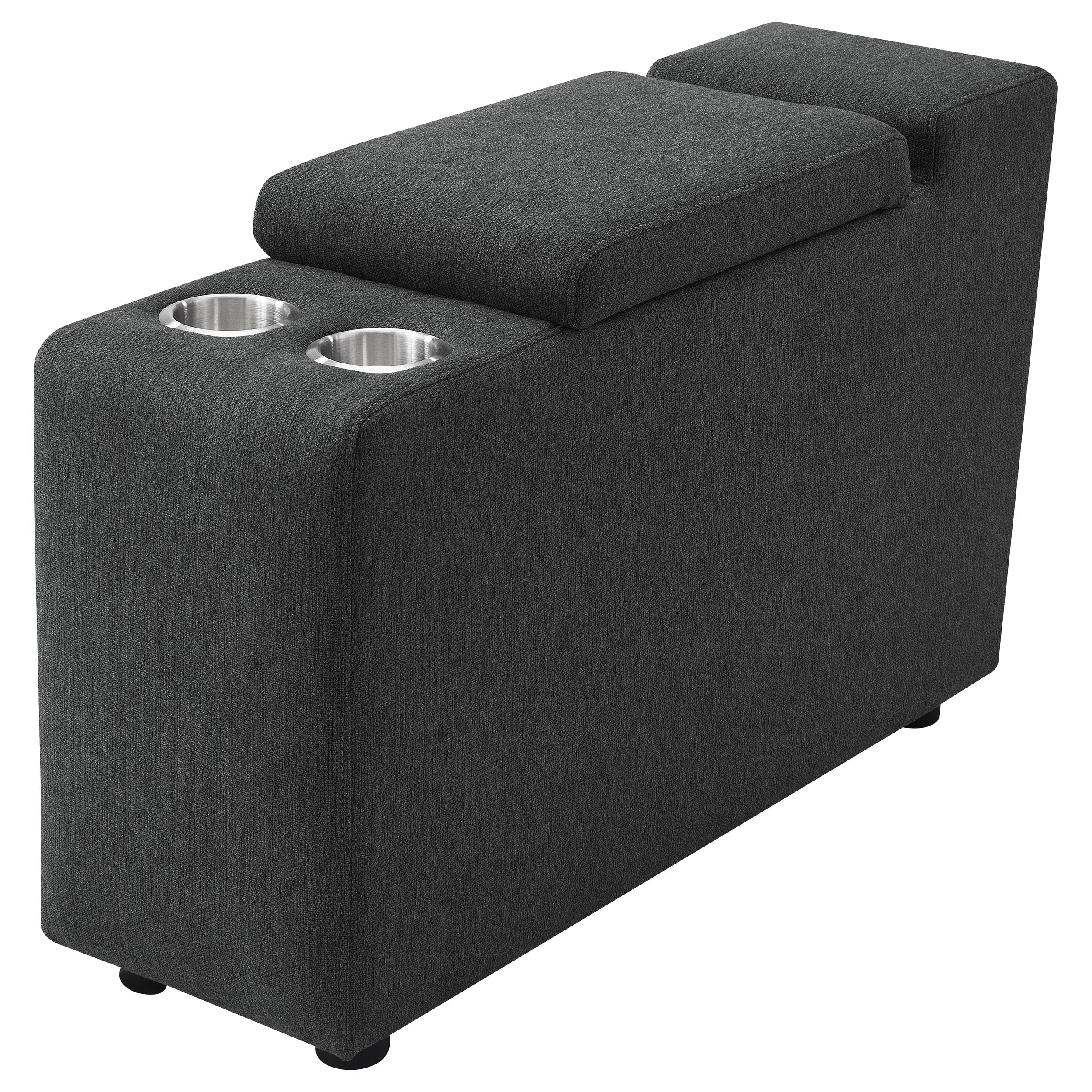 Collins Modular Power Armless Recliner Dark Grey
