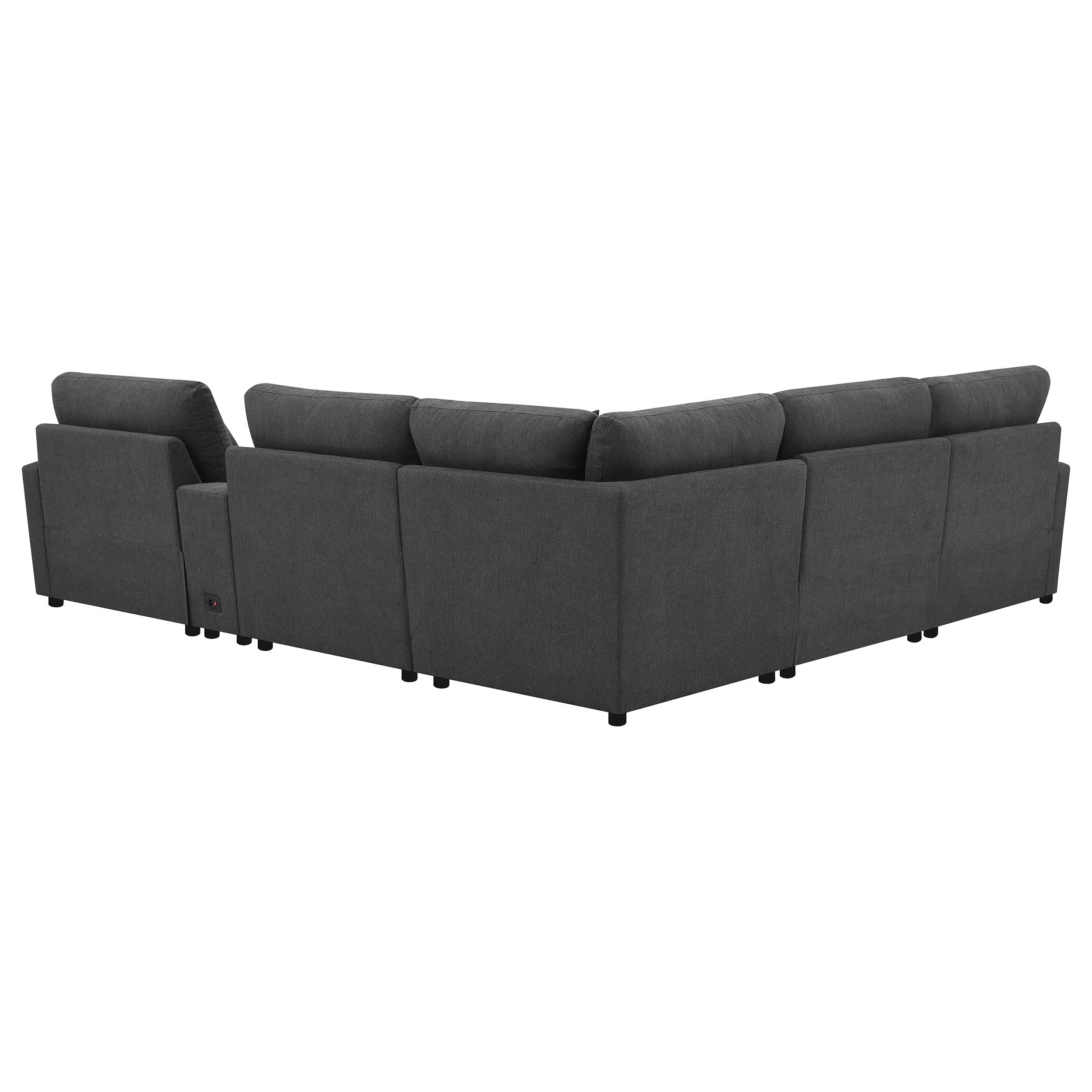 Collins  Modular Power Reclining Sectional Dark Grey