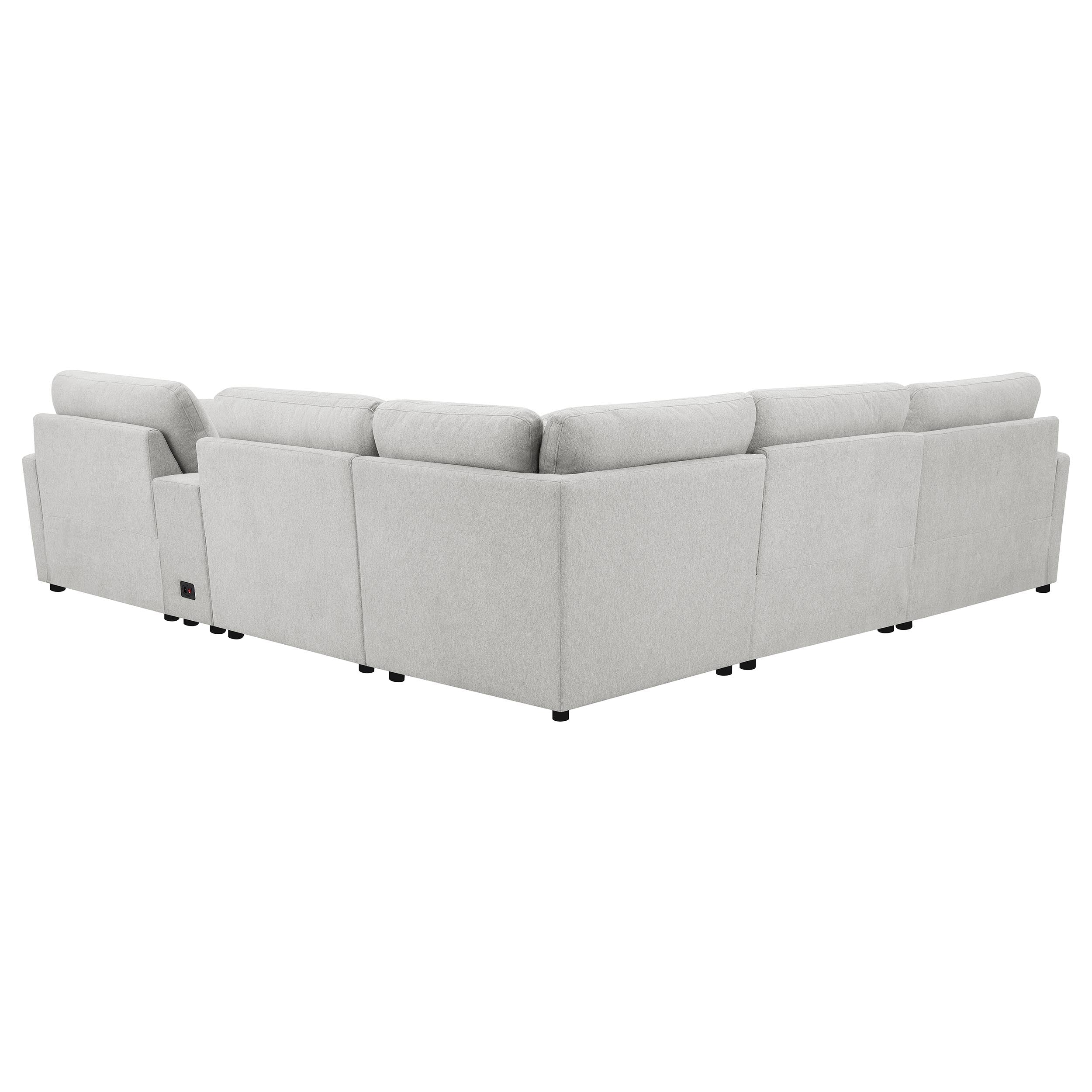 Collins  Modular Power Reclining Sectional Dark Grey
