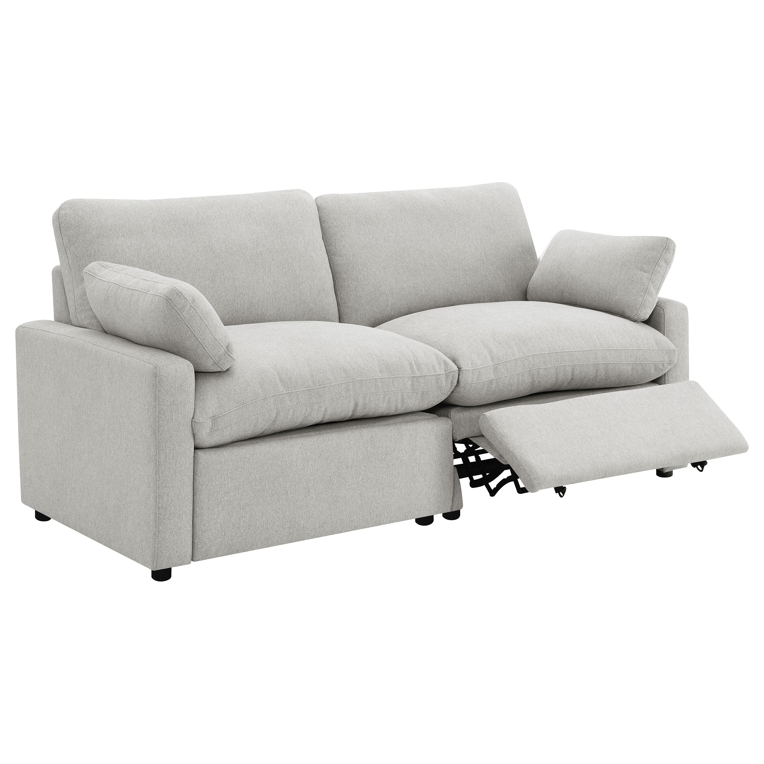 Collins Modular Power Loveseat Dark Grey