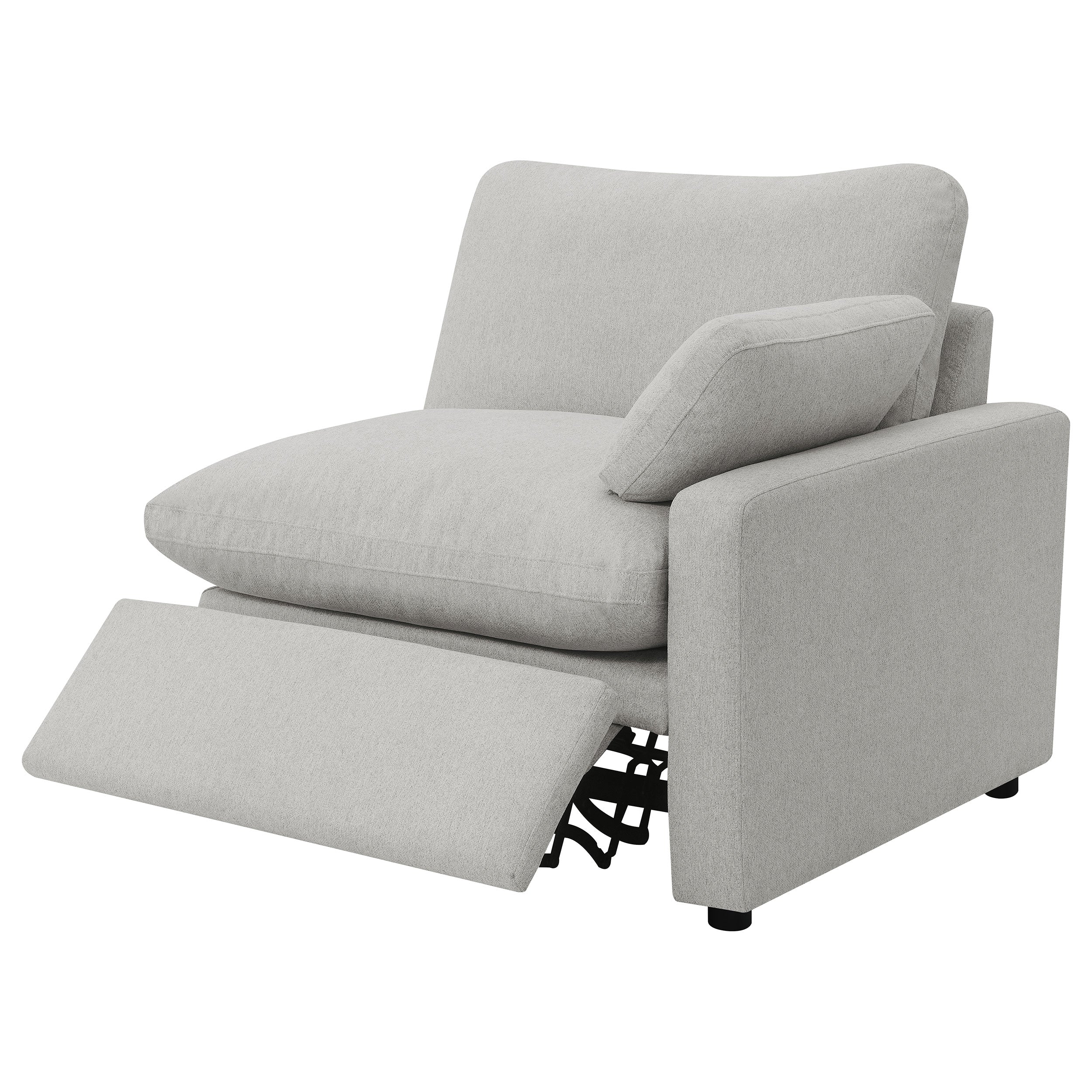 Collins Modular Power Loveseat Dark Grey