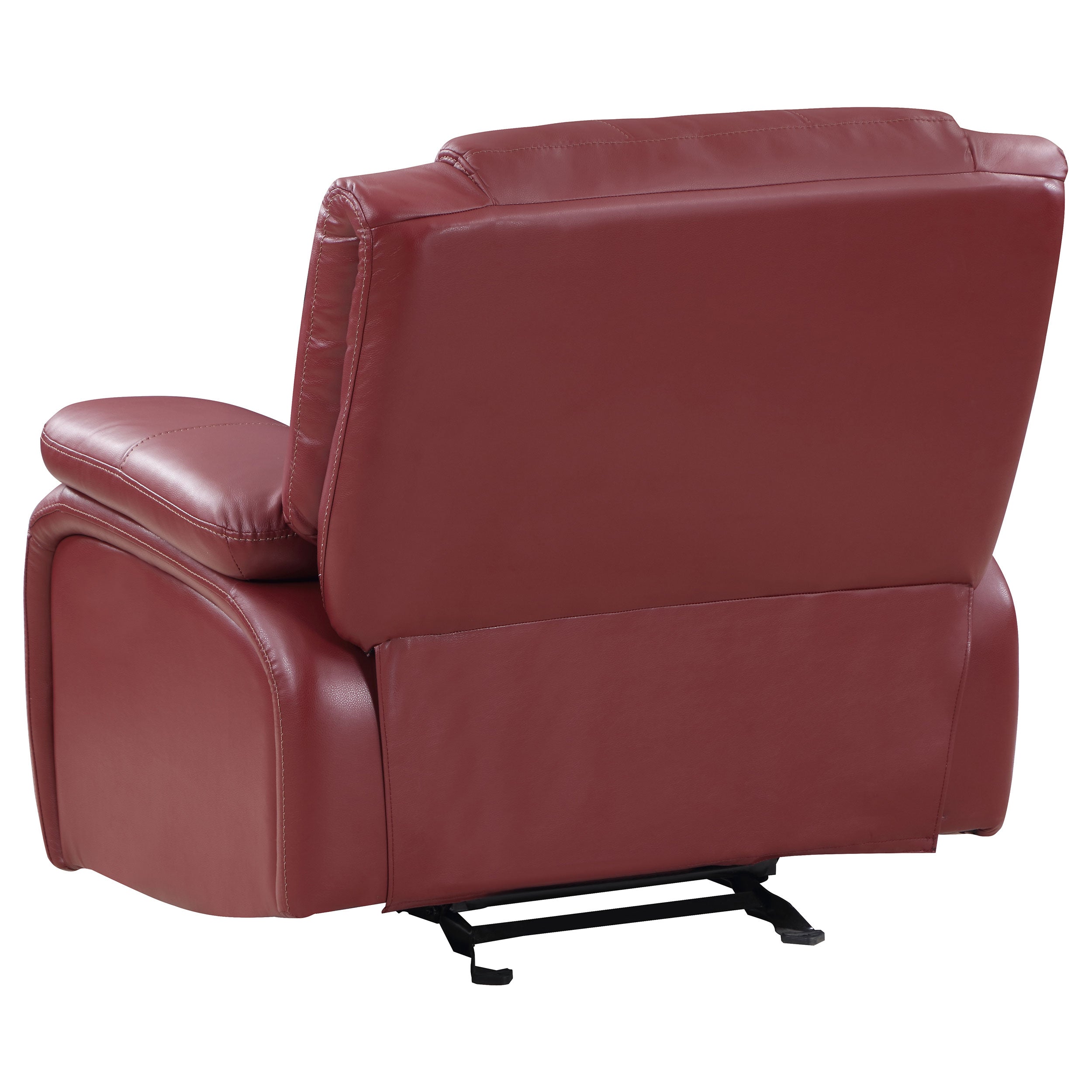 Camila Upholstered Glider Recliner Chair Black