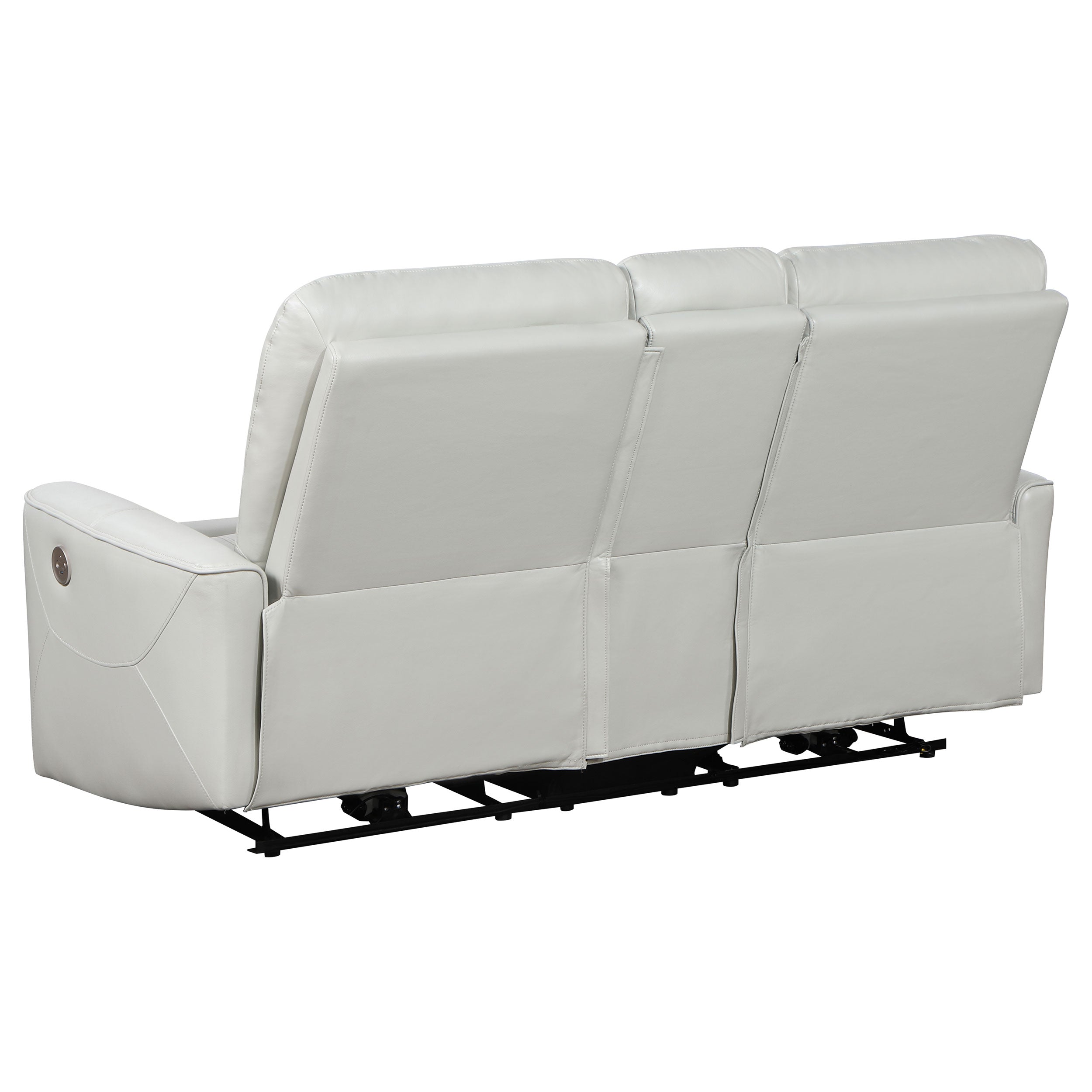 Greenfield Power Reclining Sofa Set Dove Grey