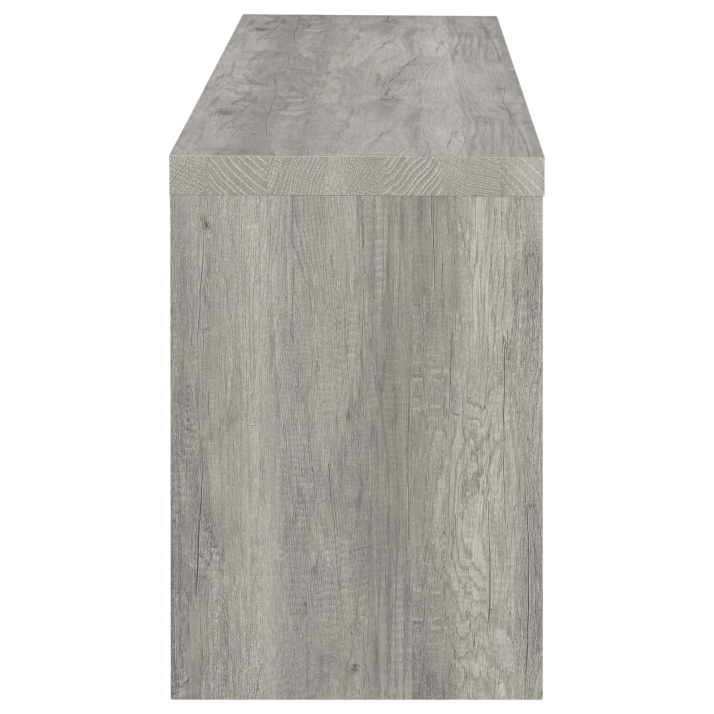 Burke 2-door Engineered Wood TV Stand Grey Driftwood