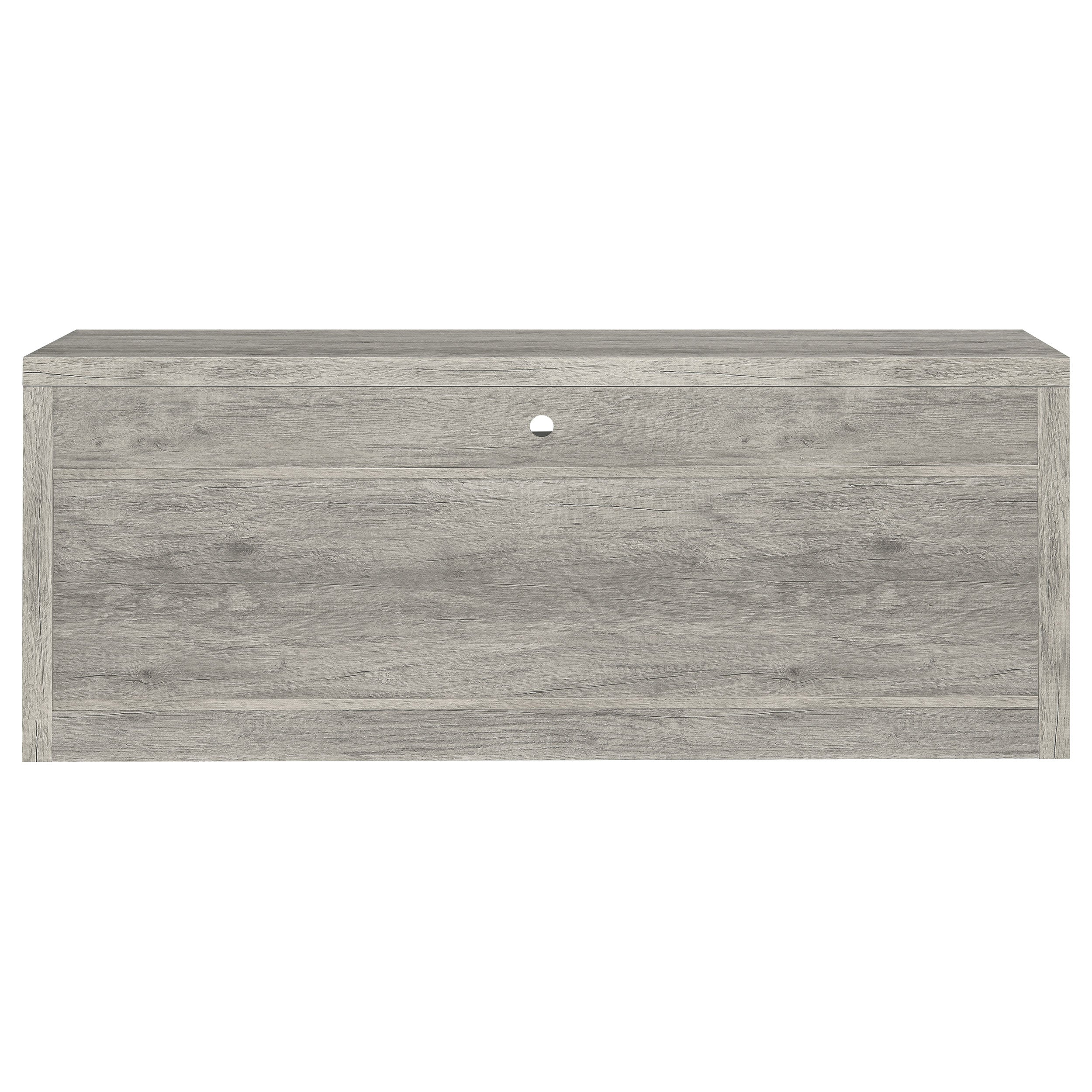 Burke 2-door Engineered Wood TV Stand Grey Driftwood