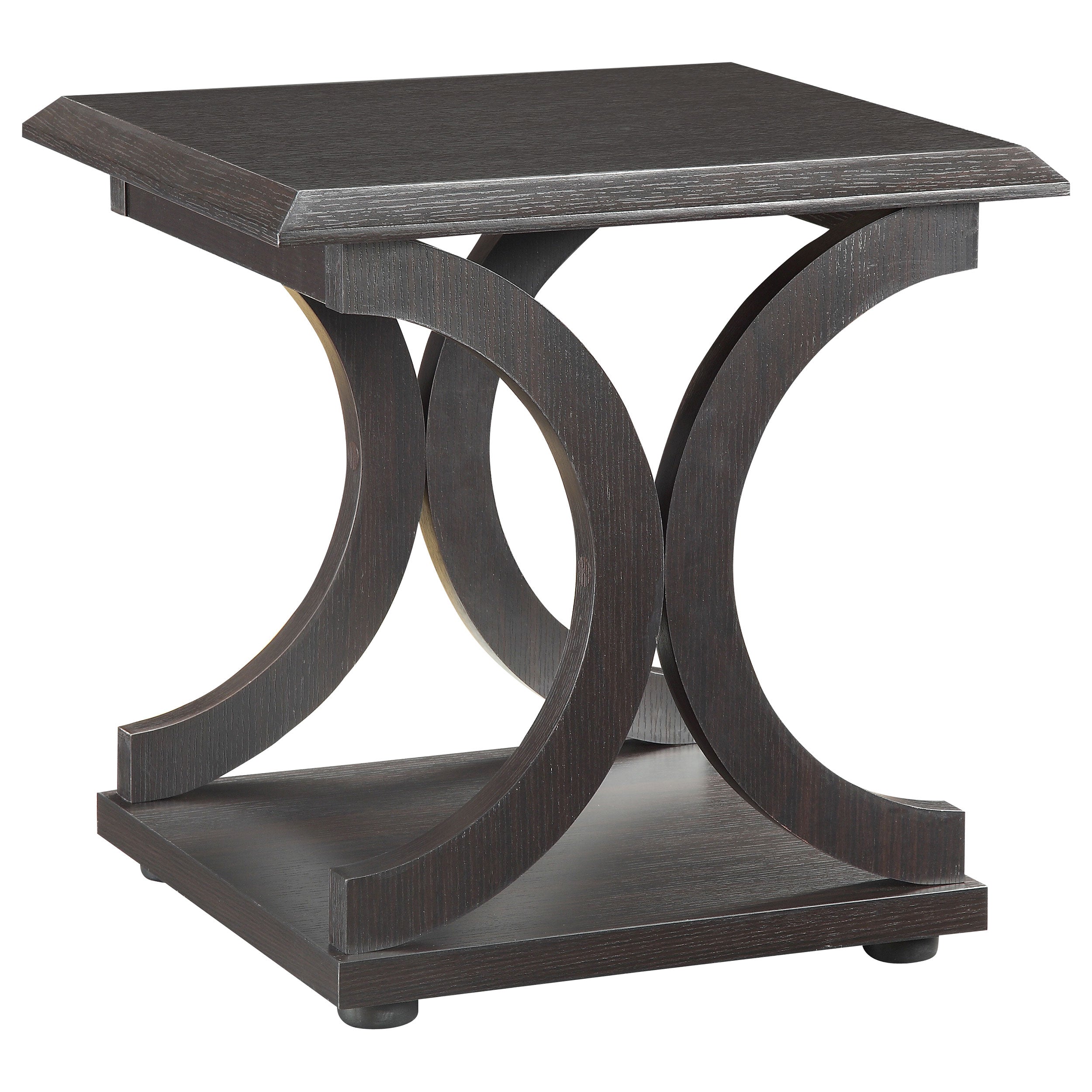 Shelly Coffee and End Table Set Cappuccino