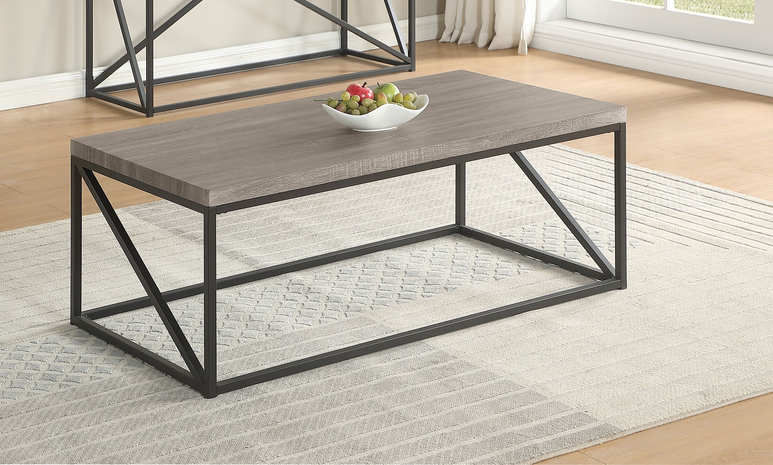 Birdie Rectangular Coffee Table Sonoma Grey