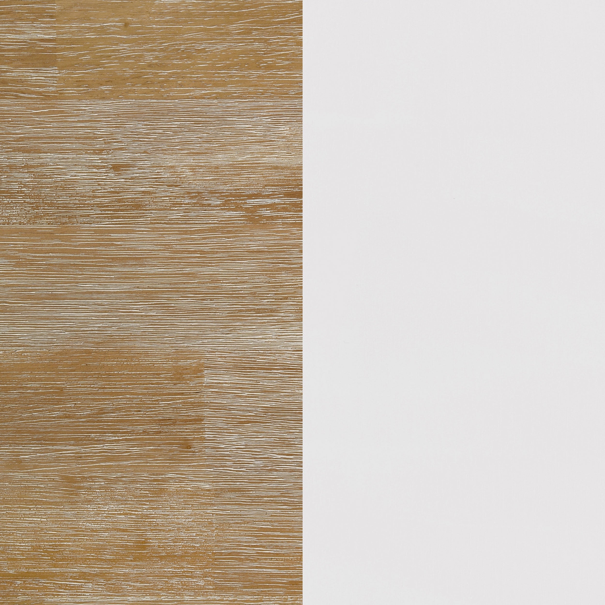 Maisy Square Wooden Coffee Table With Shelf Brown and White