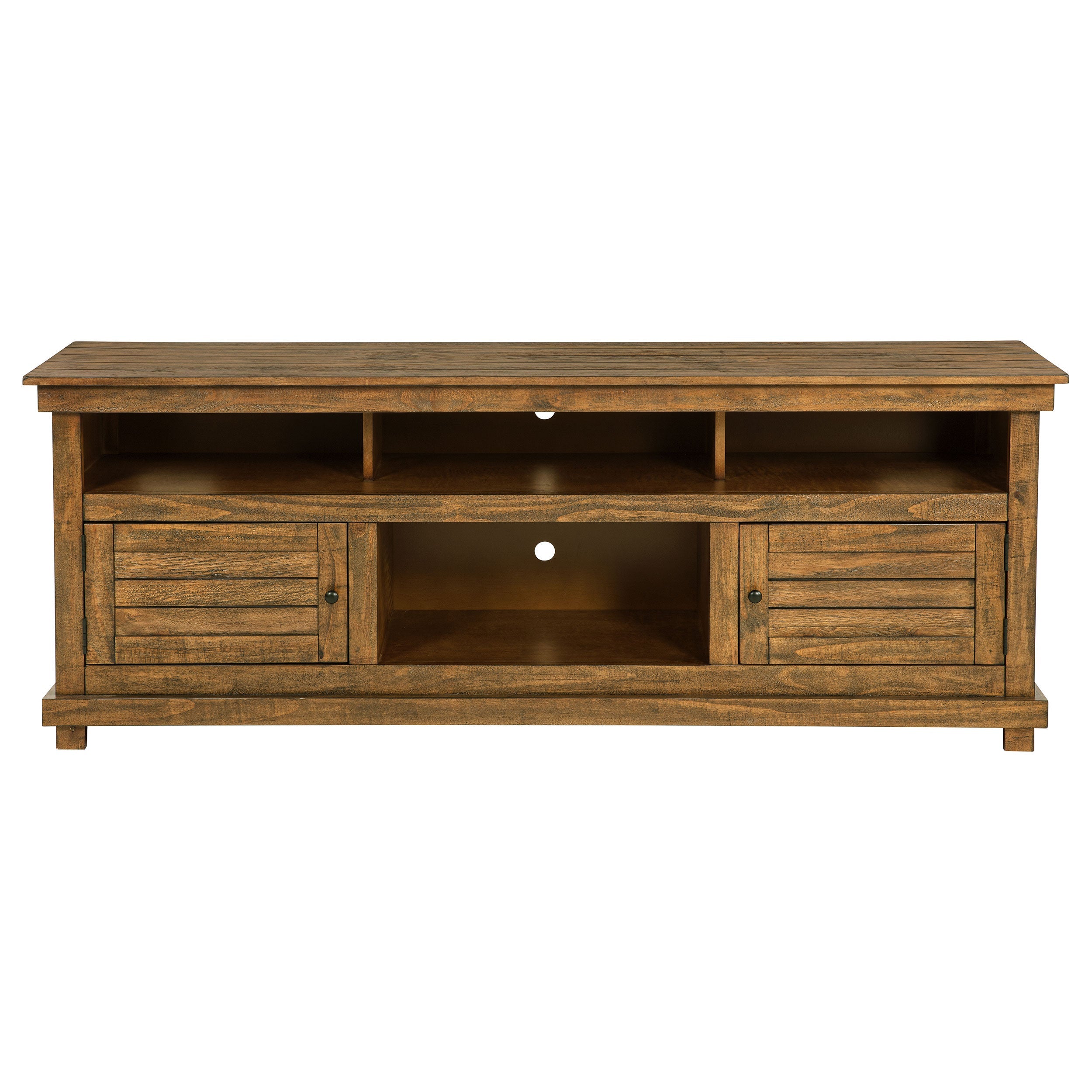 Payne 60-inch TV Stand Media Console Distressed Brown