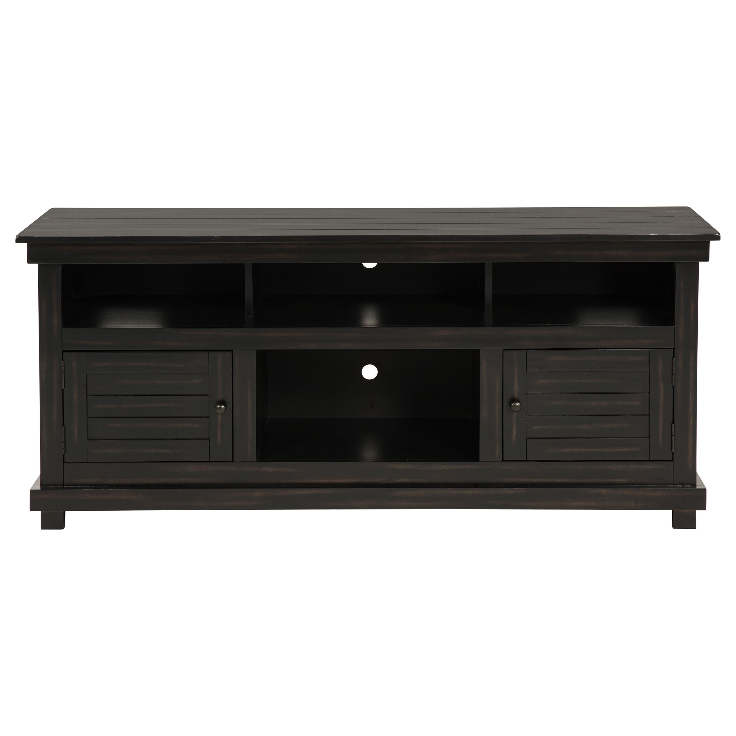 Payne 60-inch TV Stand Media Console Distressed Brown