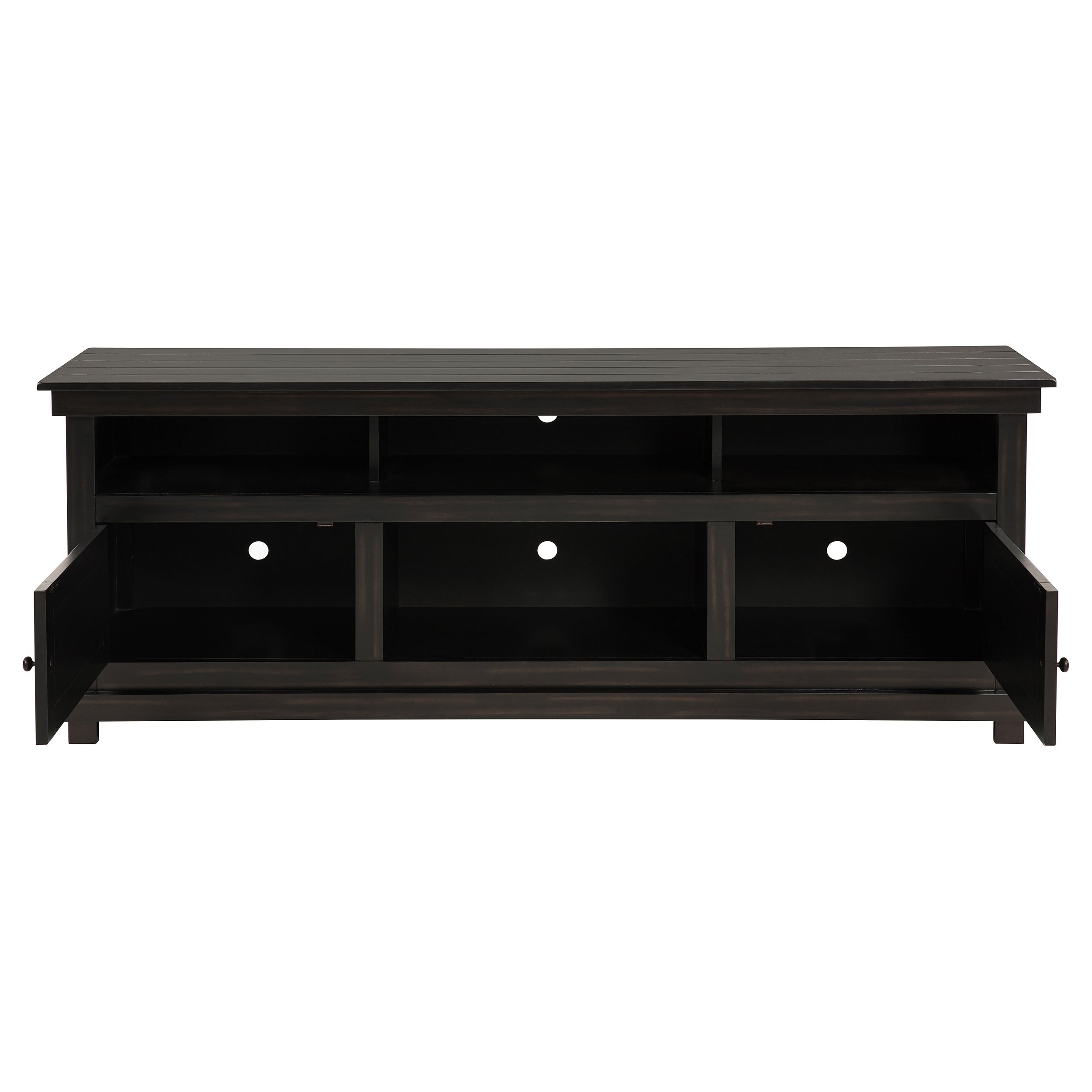 Payne 60-inch TV Stand Media Console Distressed Brown