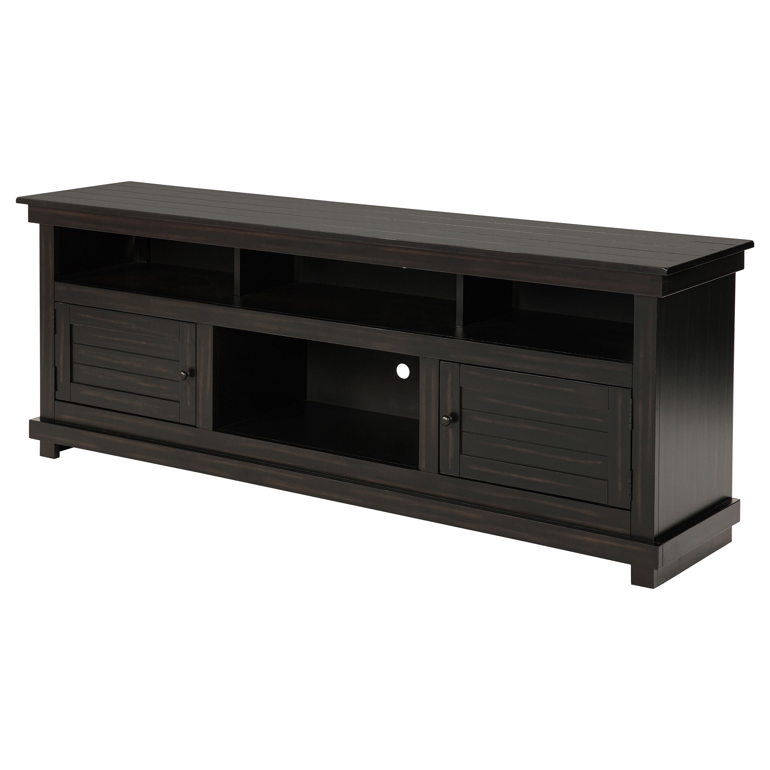 Payne 60-inch TV Stand Media Console Distressed Brown
