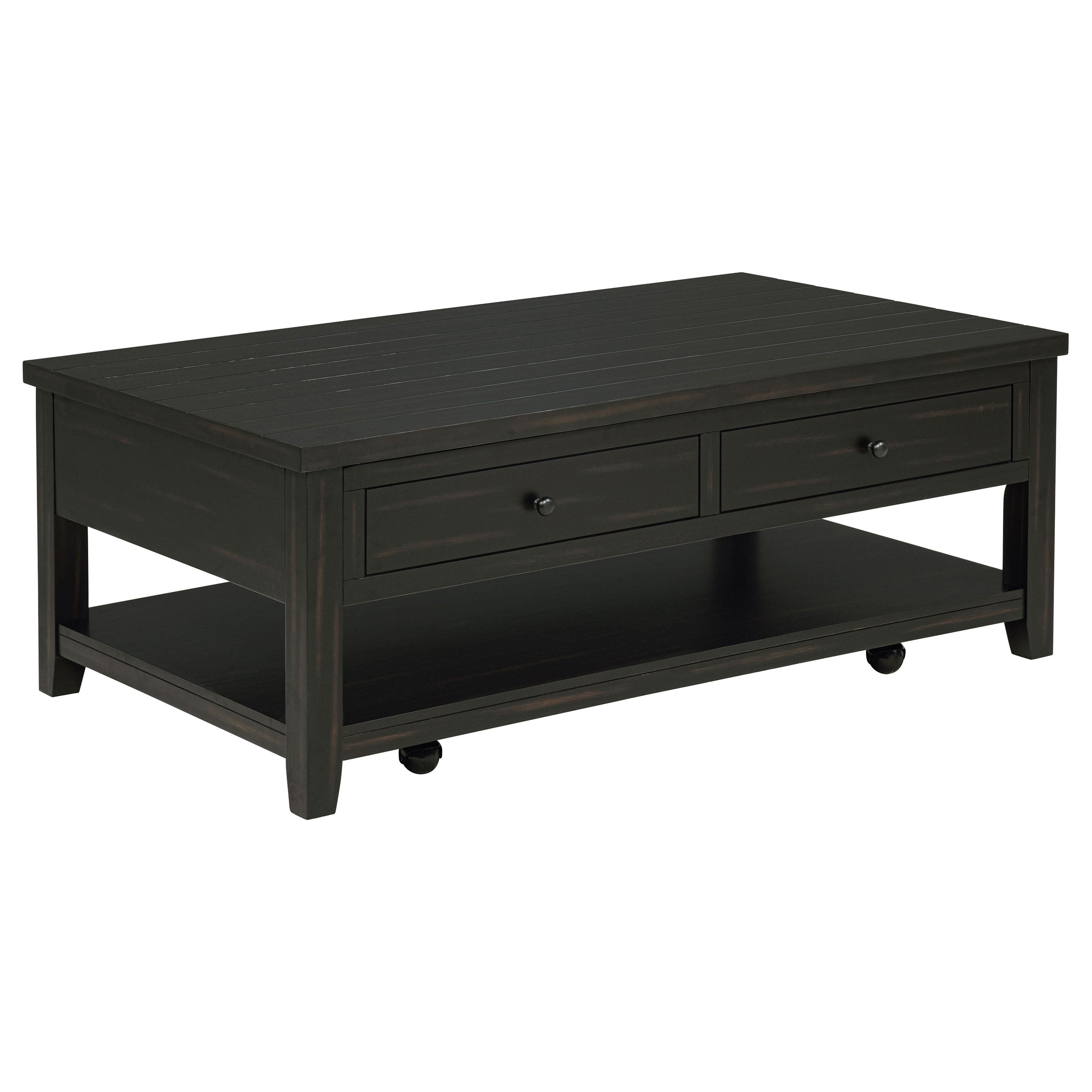 Payne 48-inch Mobile Lift Top Coffee Table Distressed