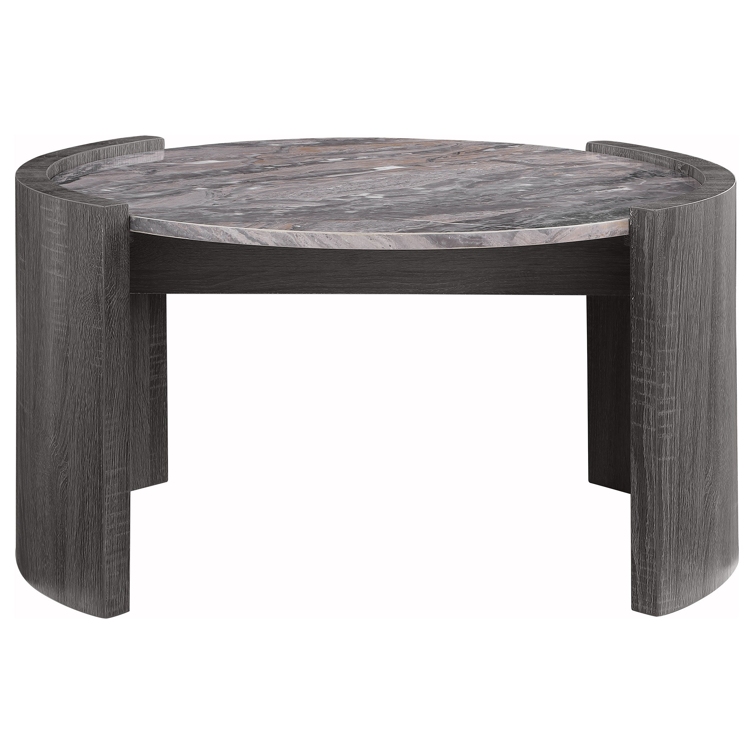 Gladstone 2-piece Coffee and End Table Set Distressed Grey