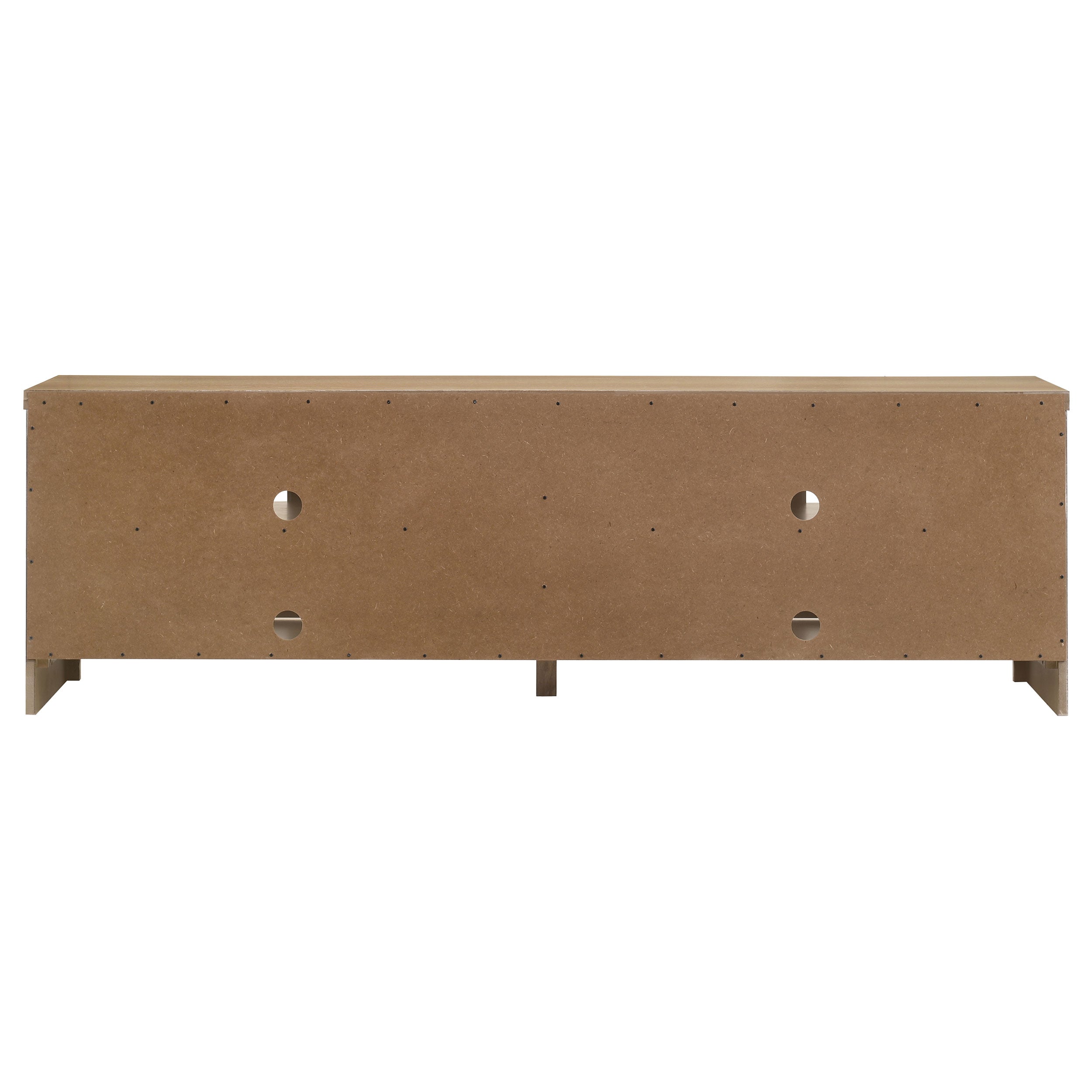 Brenham 79-inch 4-door TV Stand Media Console Light Oak