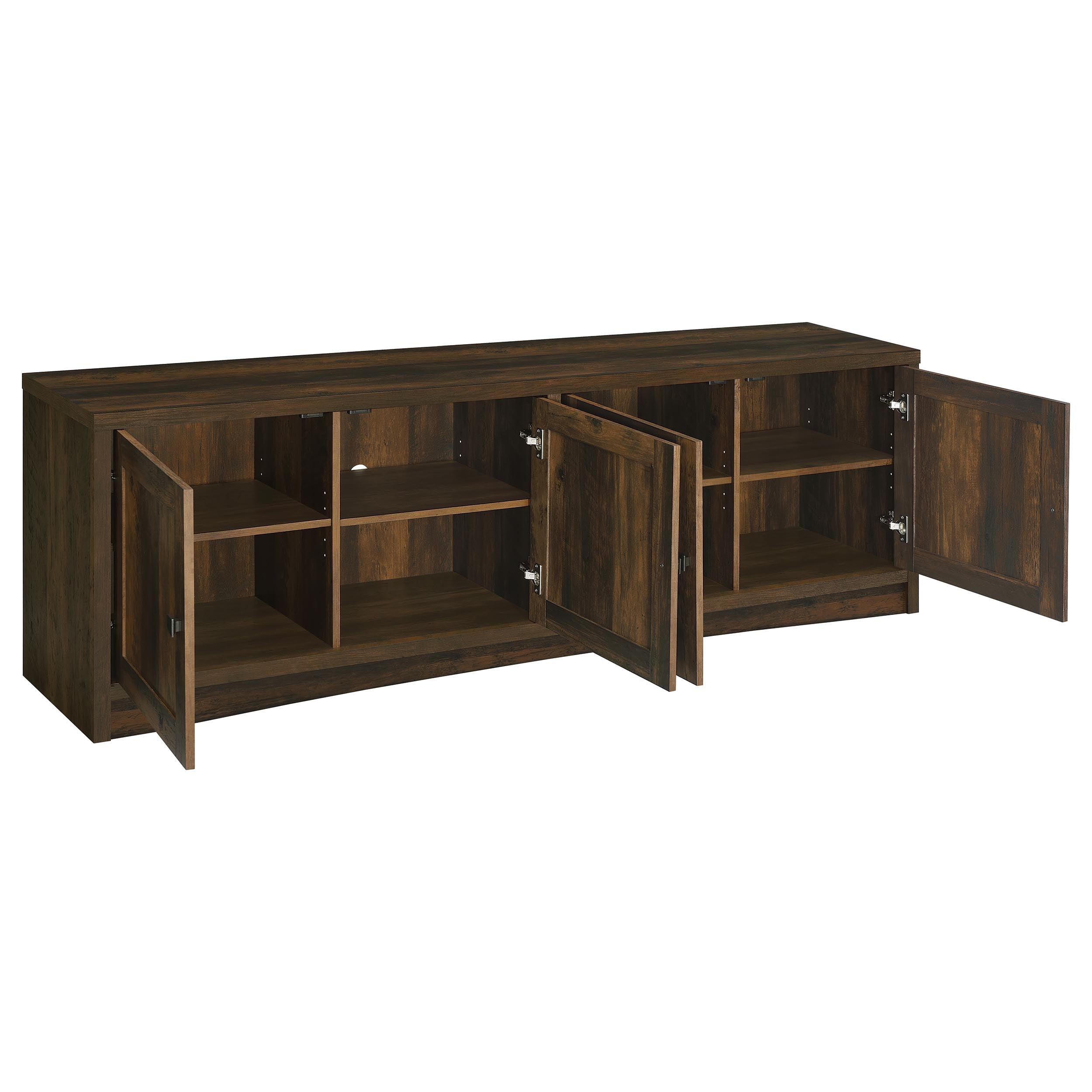 Laughlin  Entertainment Center TV Stand Dark Pine