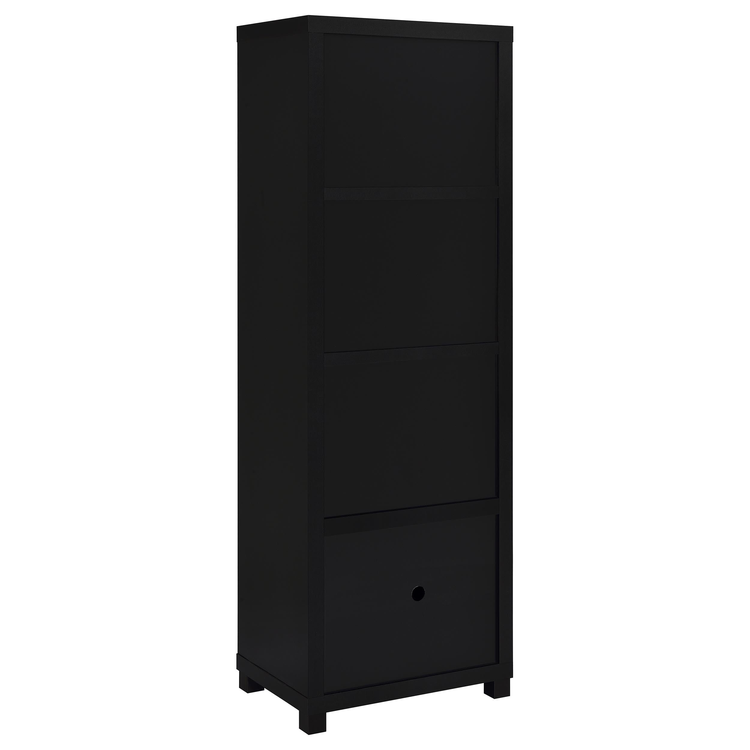 Jupiter Entertainment Center 79-inch TV Stand Black