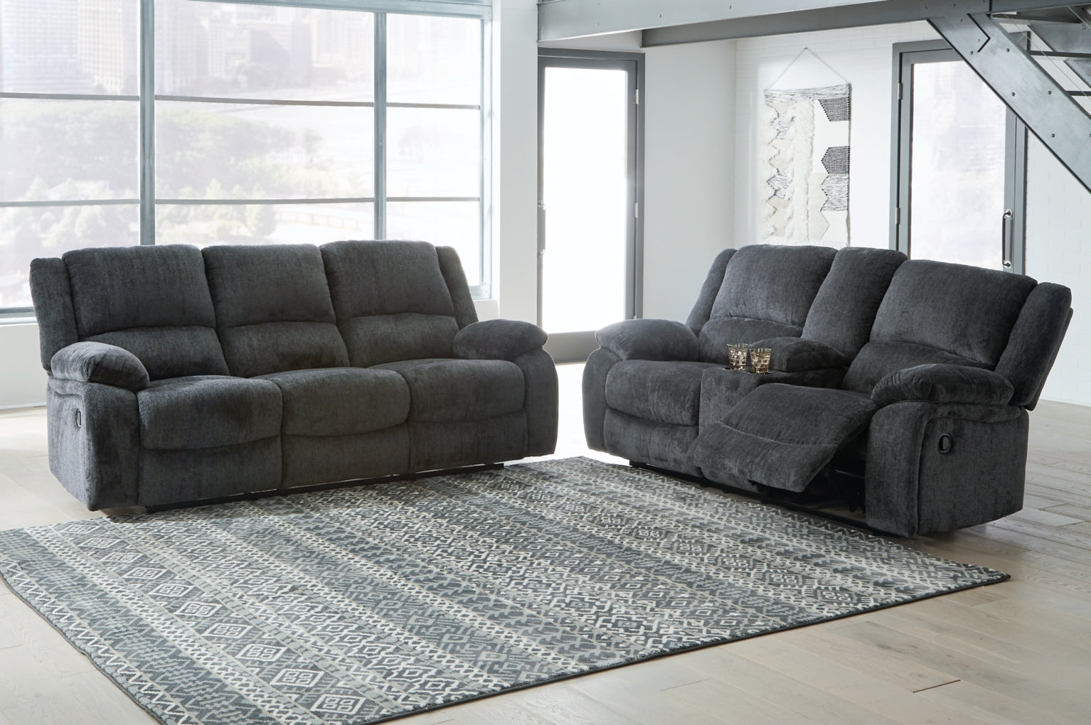 Draycoll Sofa, Loveseat and Recliner