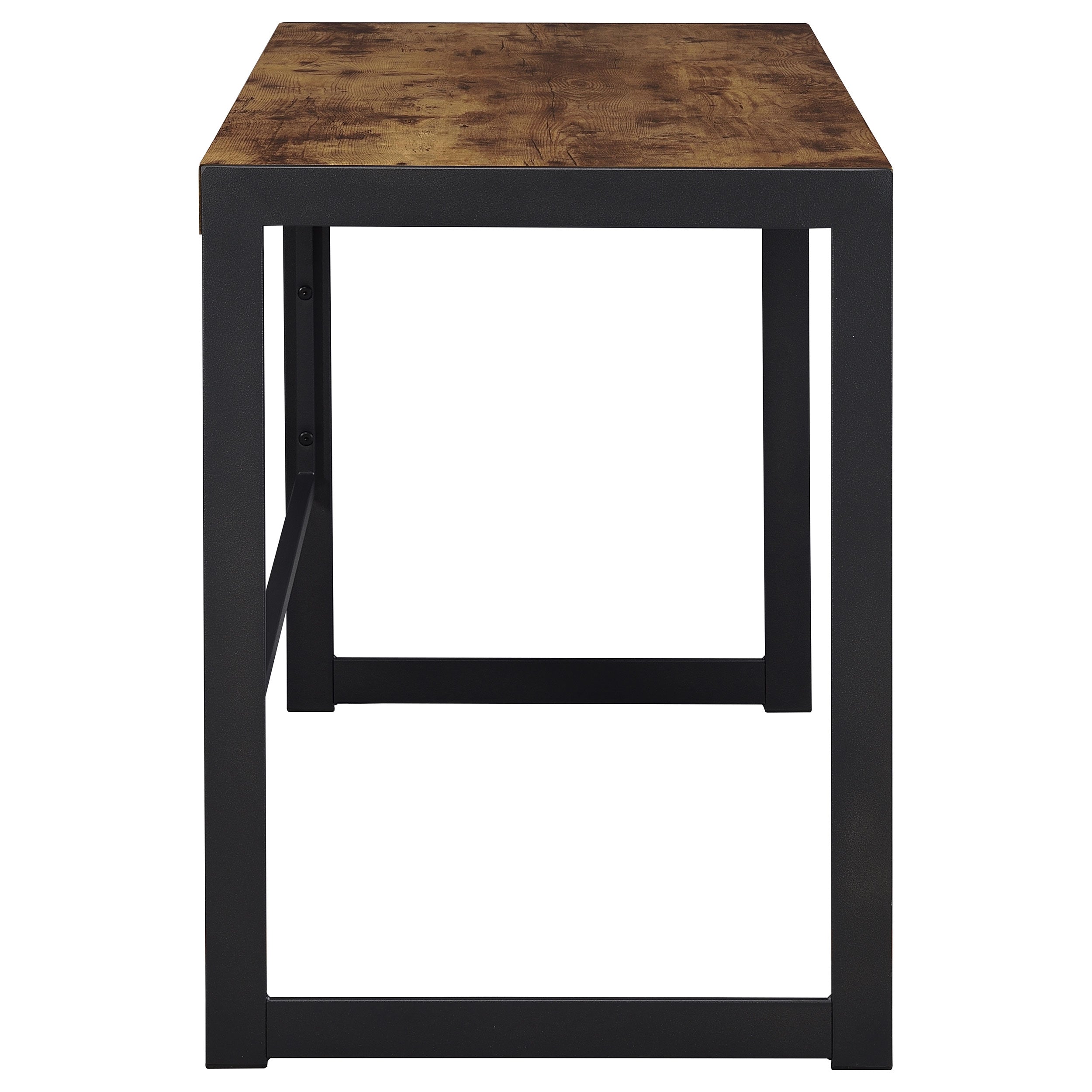 Estrella Office Desk File Cabinet Set Rustic Nutmeg