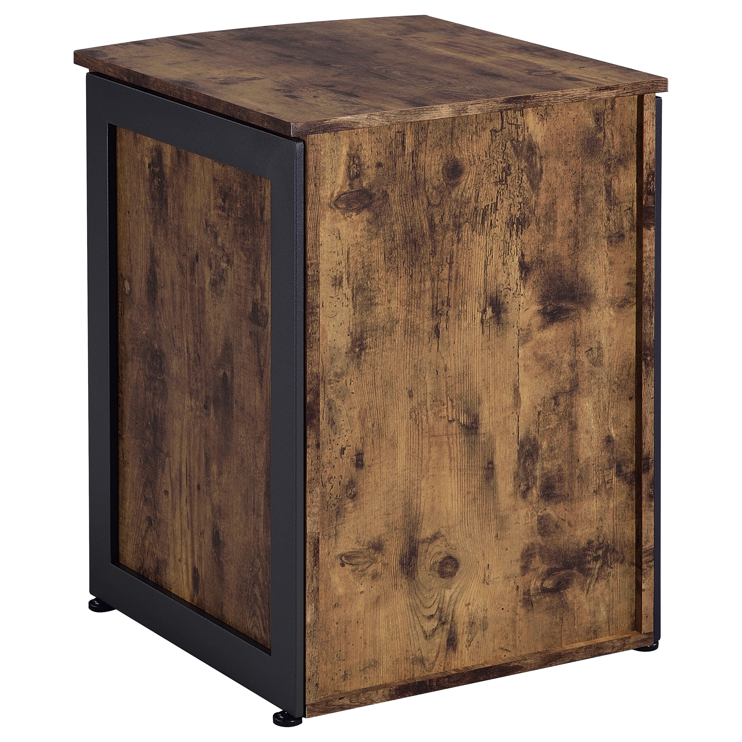 Estrella Office Desk File Cabinet Set Rustic Nutmeg