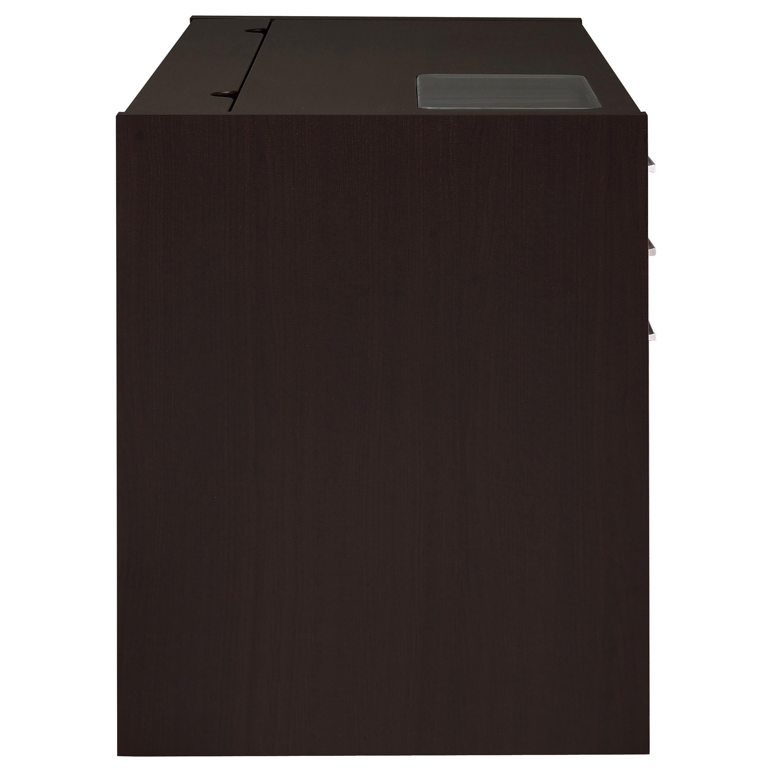 Halston Rectangular Connect-it Office Desk Cappuccino