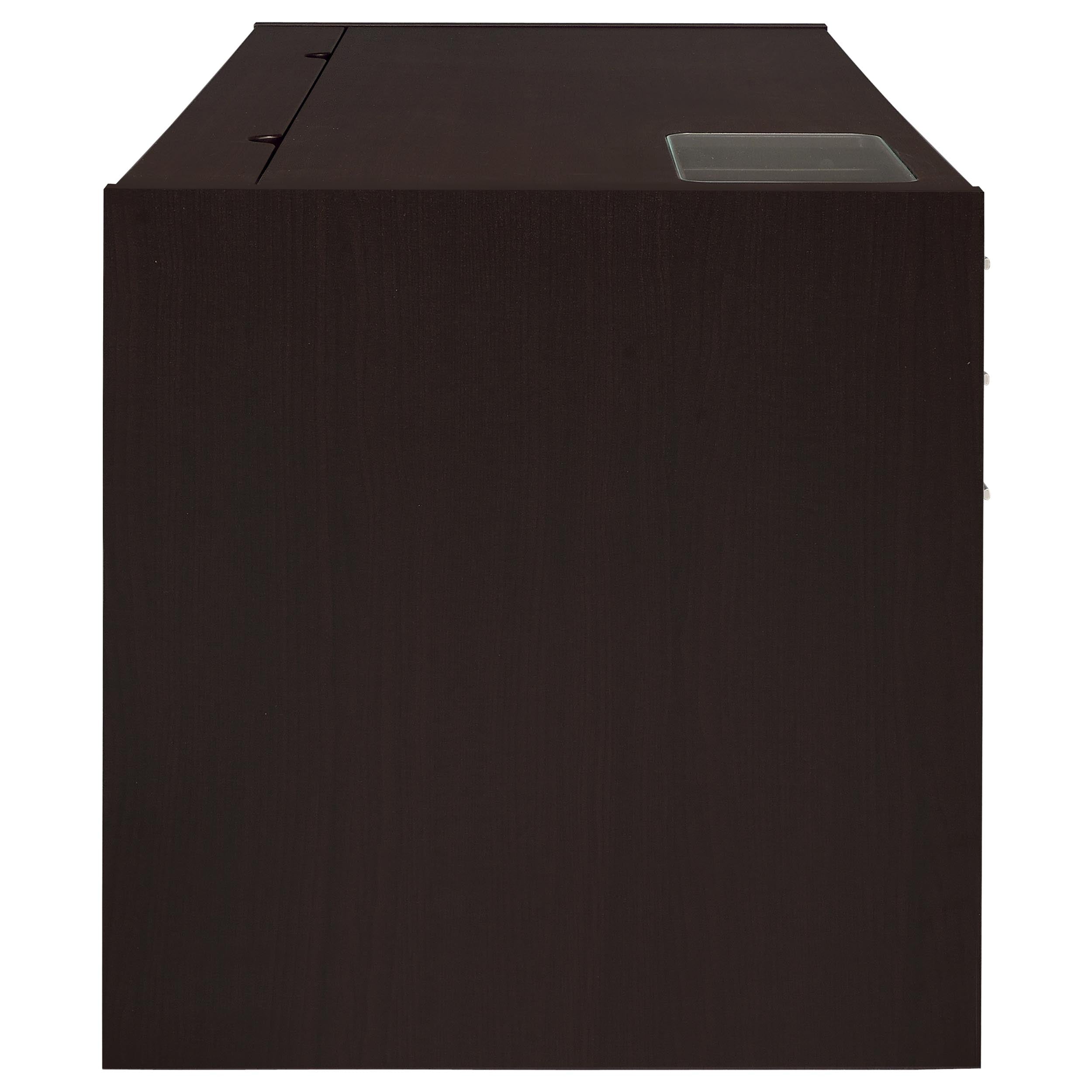 Halston 3-drawer Connect-it Office Desk Cappuccino