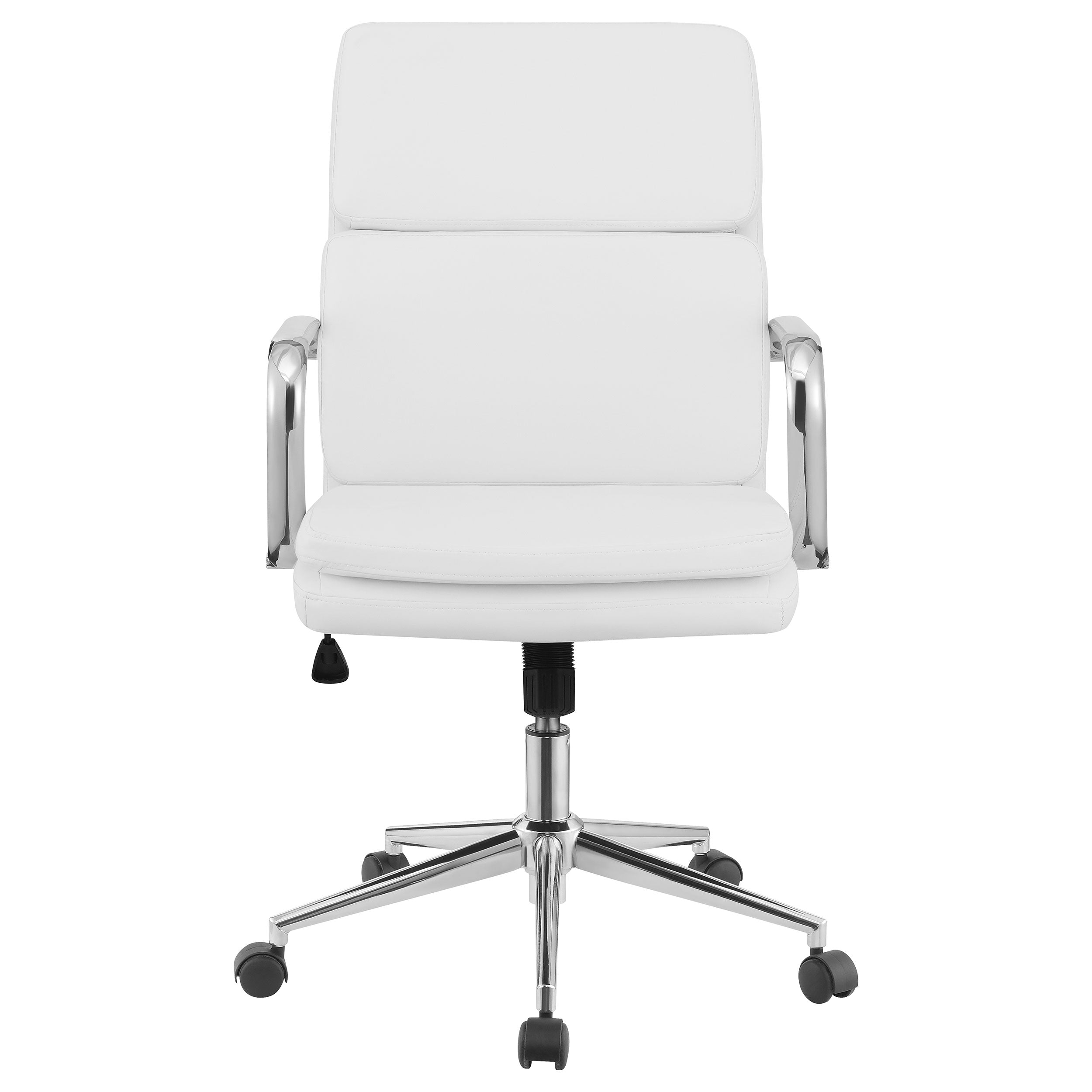 Ximena Standard Back Upholstered Office Chair White