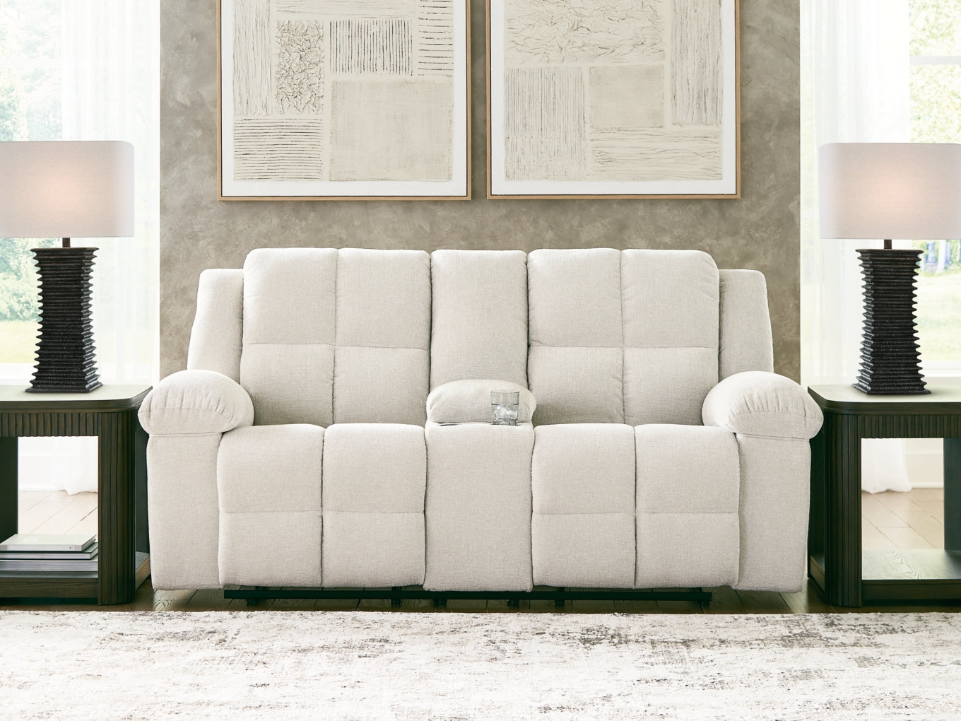 Orlen DBL Reclining Loveseat w/Console