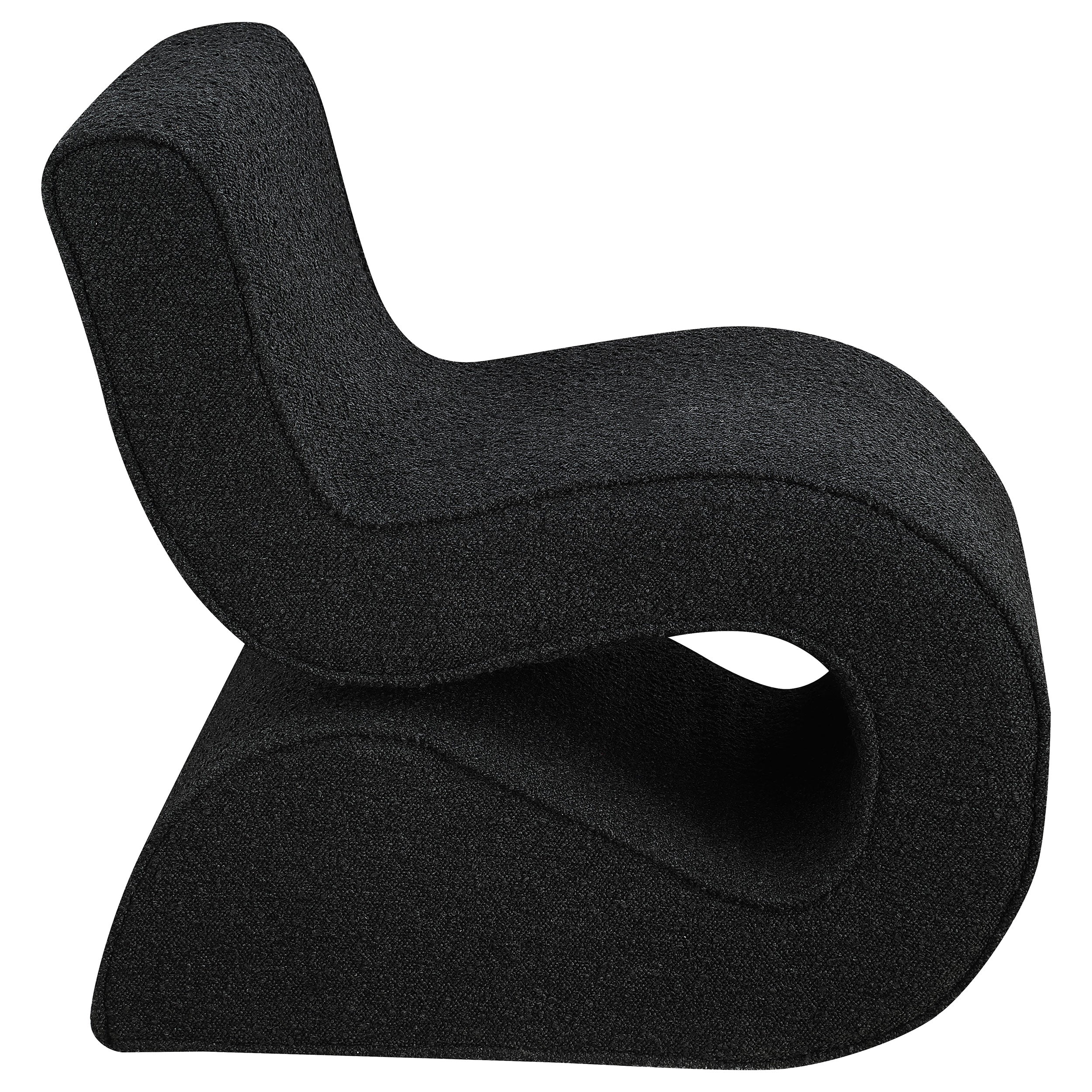 Ronea Boucle Upholstered Armless Curved Chair Cream