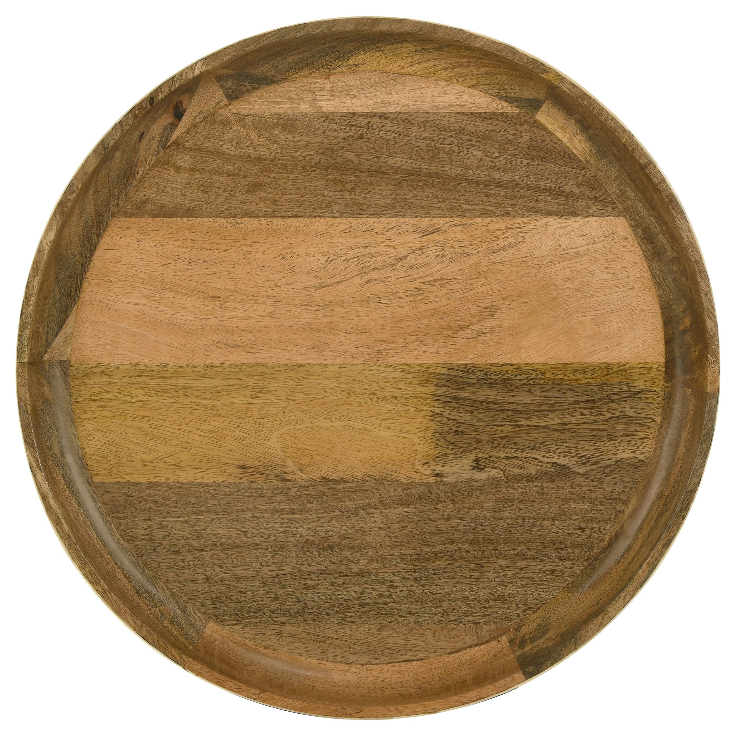 Ollie Solid Wood Bone Inlay Nesting Table Natural